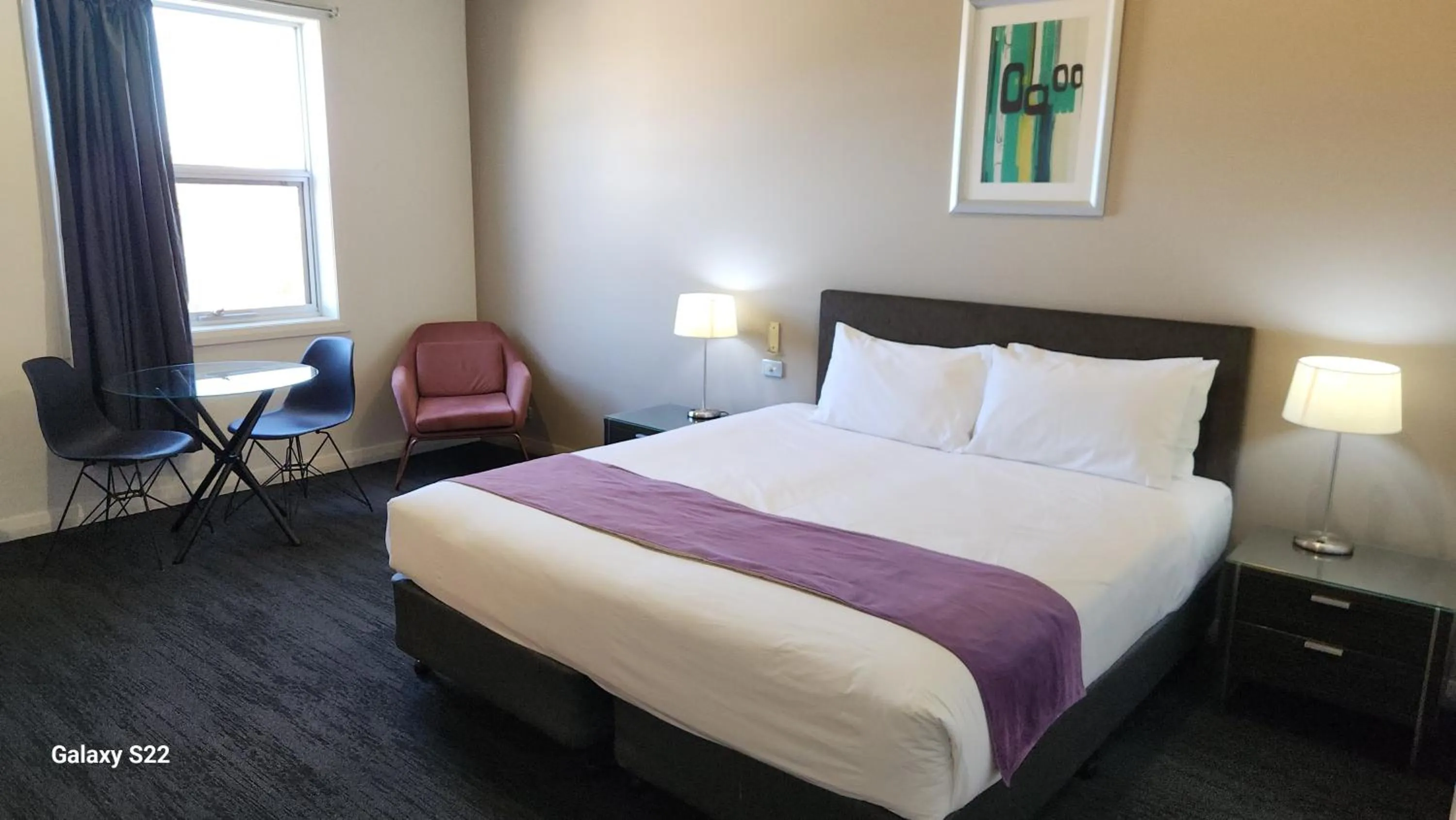 Bed in The Grand Motel