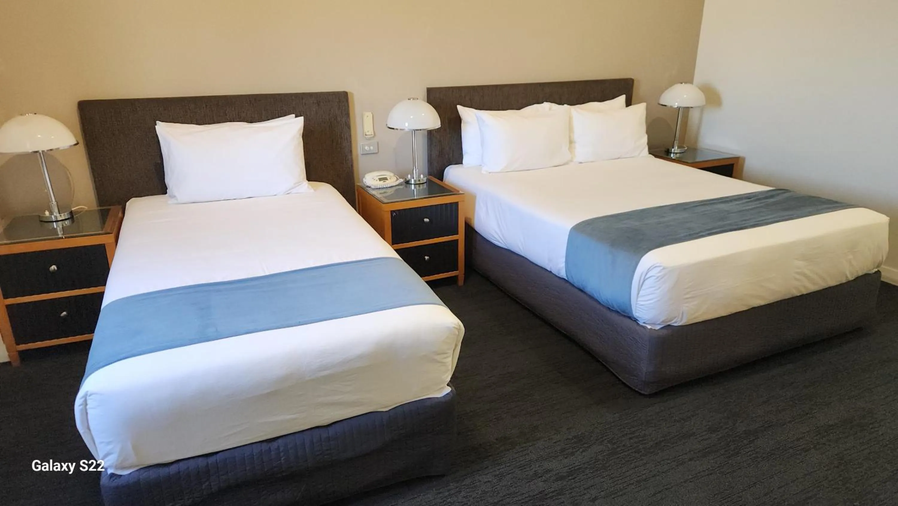 Bed in The Grand Motel