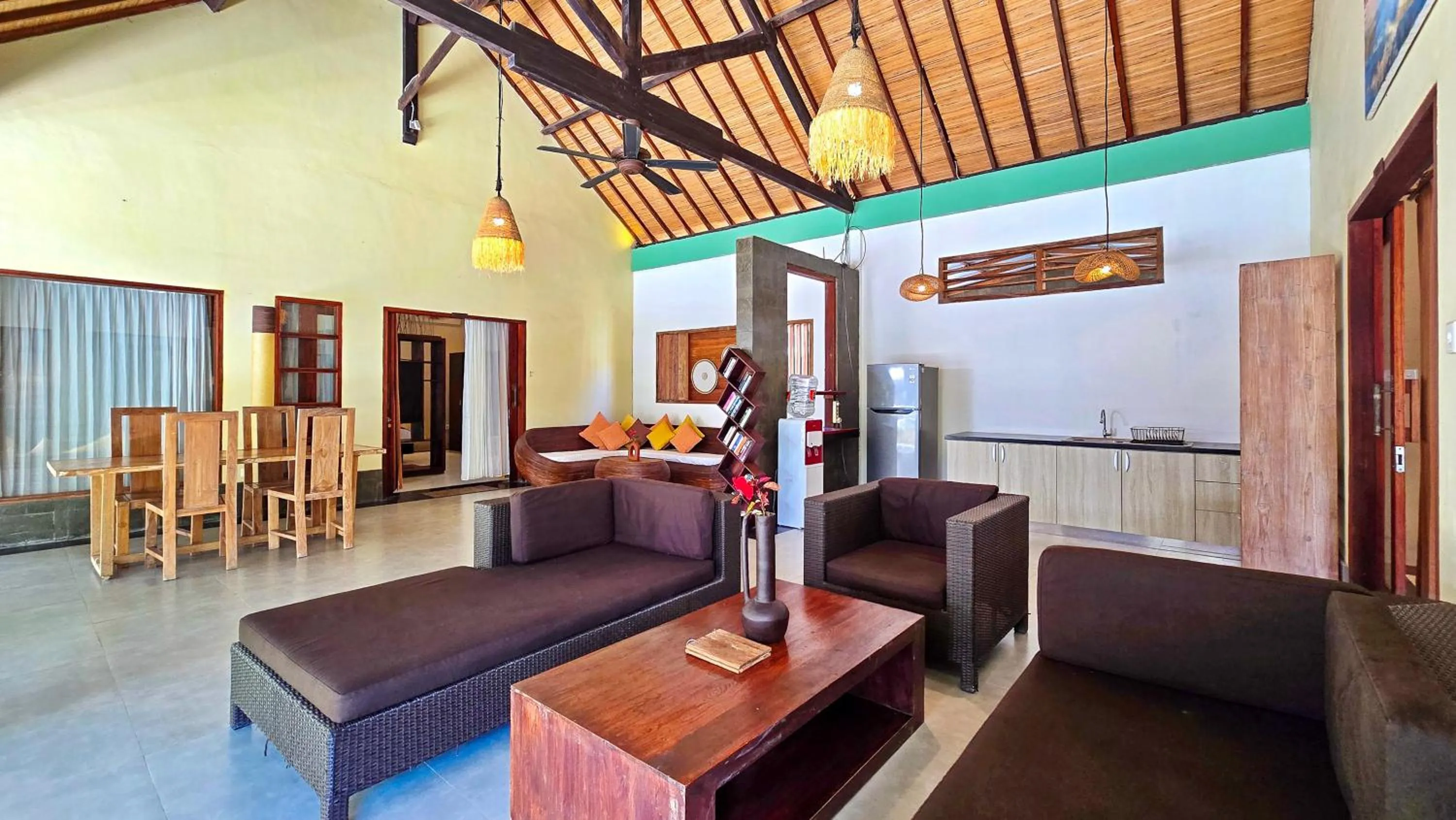Living room in Kies Villas Lombok