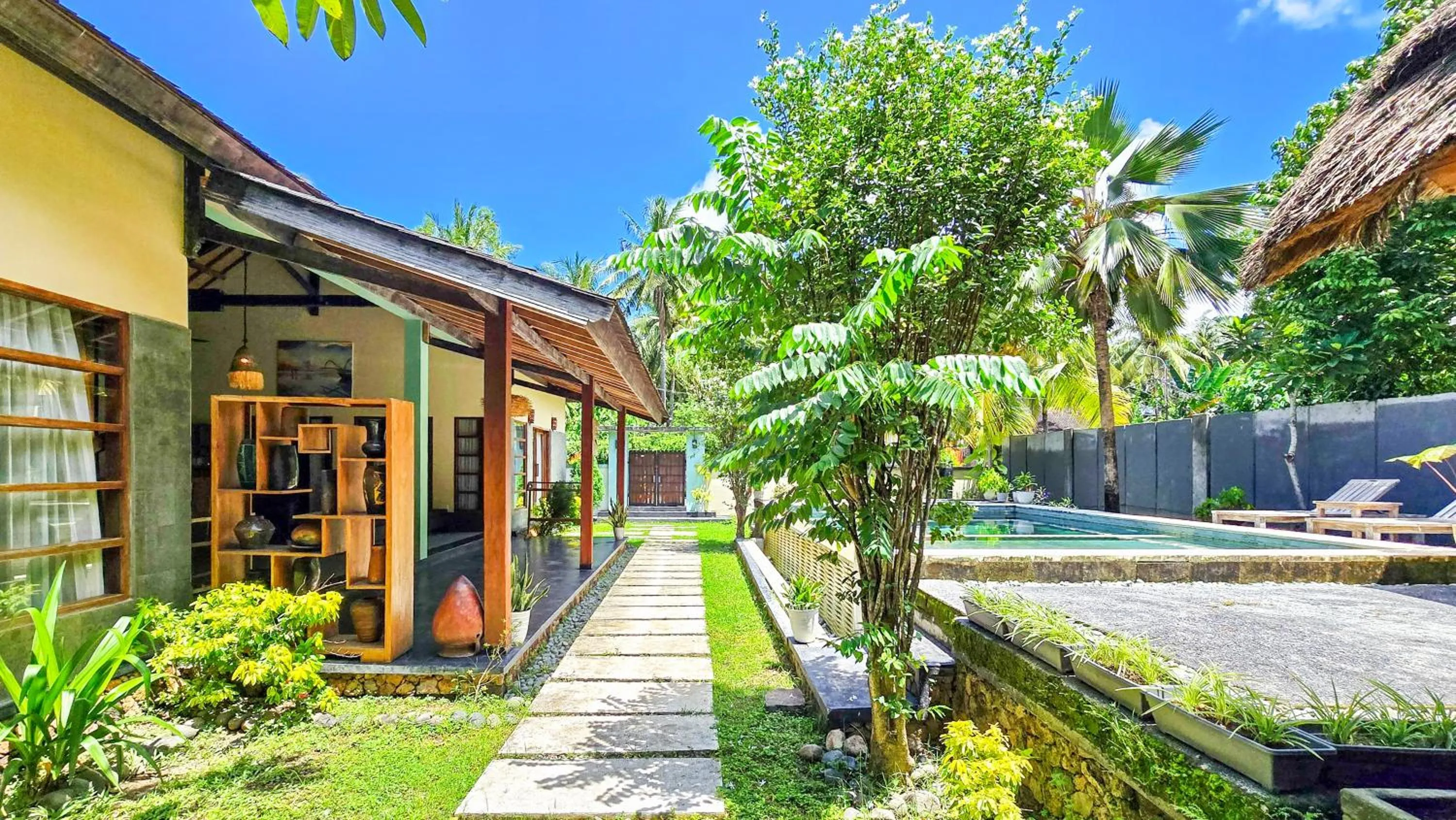 Garden in Kies Villas Lombok