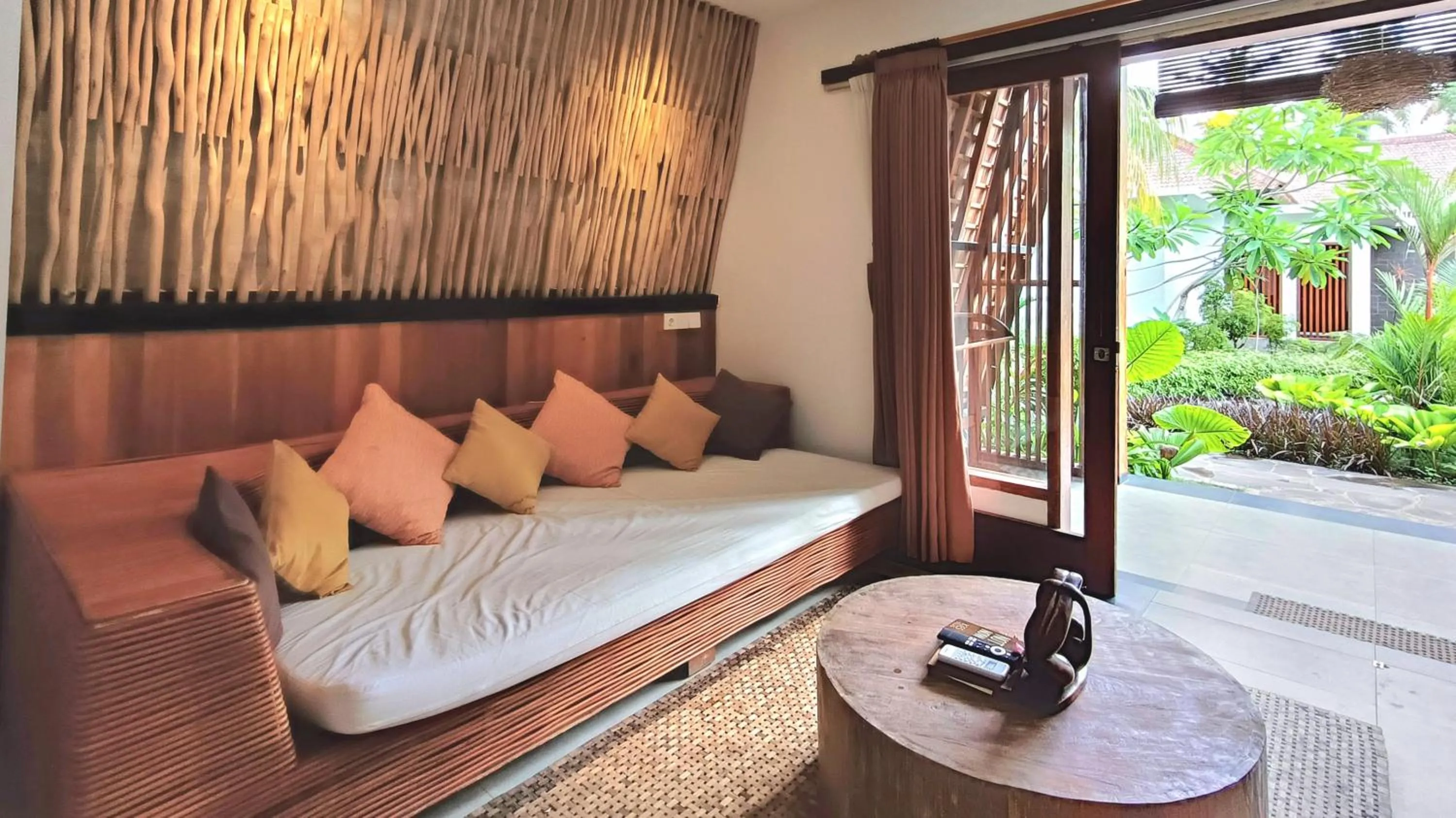Seating area, Bed in Kies Villas Lombok