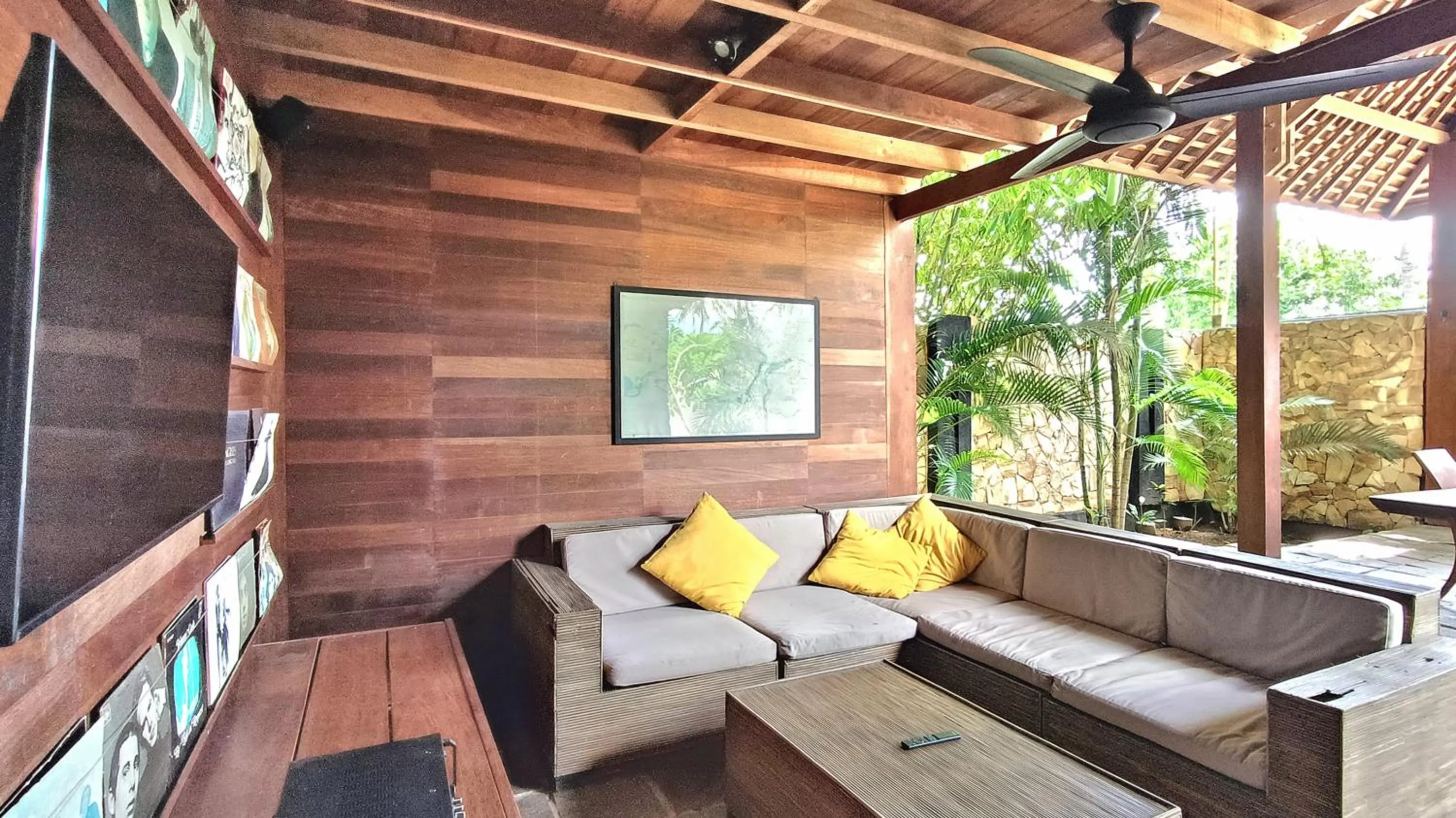 Seating area in Kies Villas Lombok