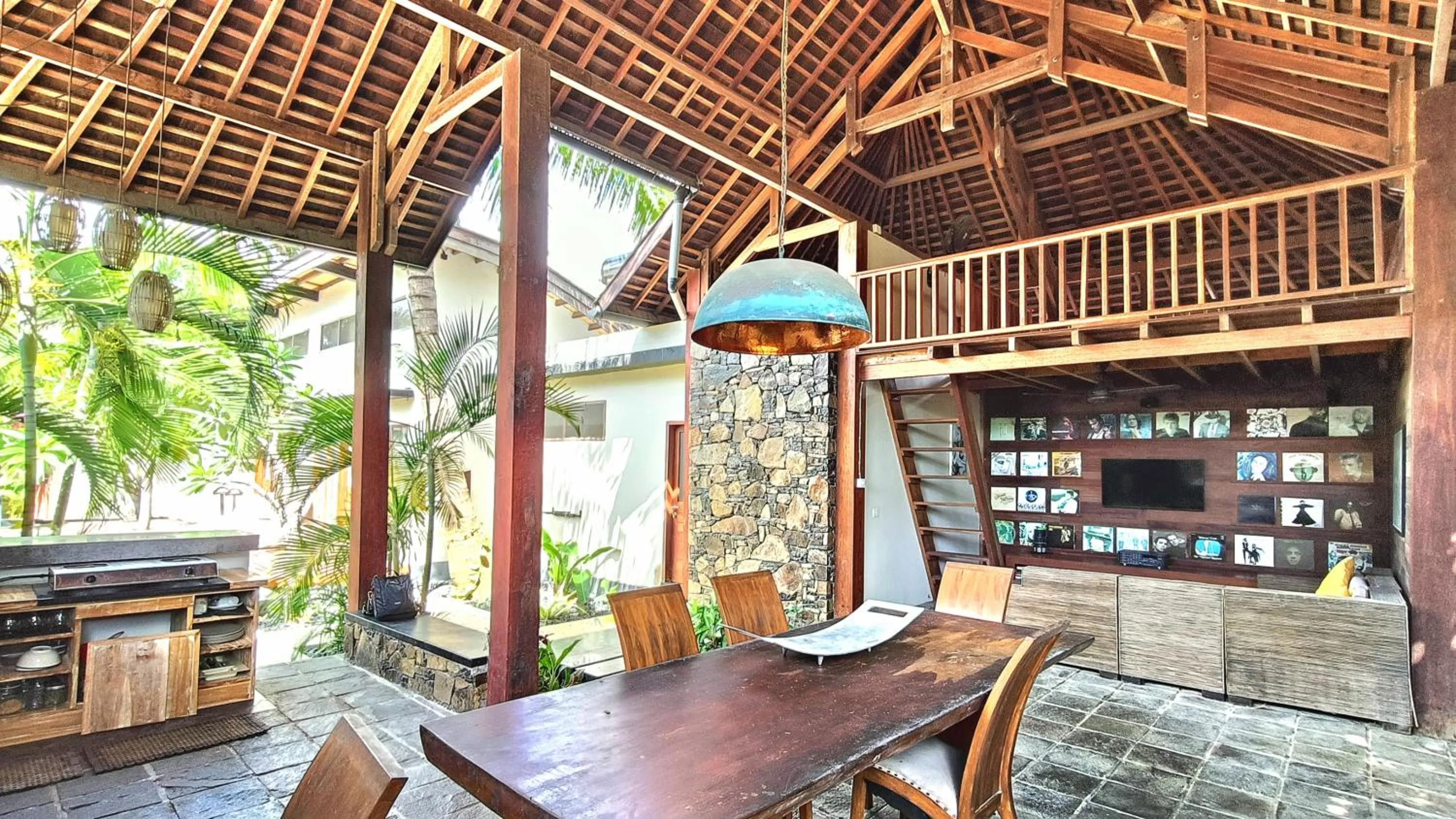 Seating area in Kies Villas Lombok