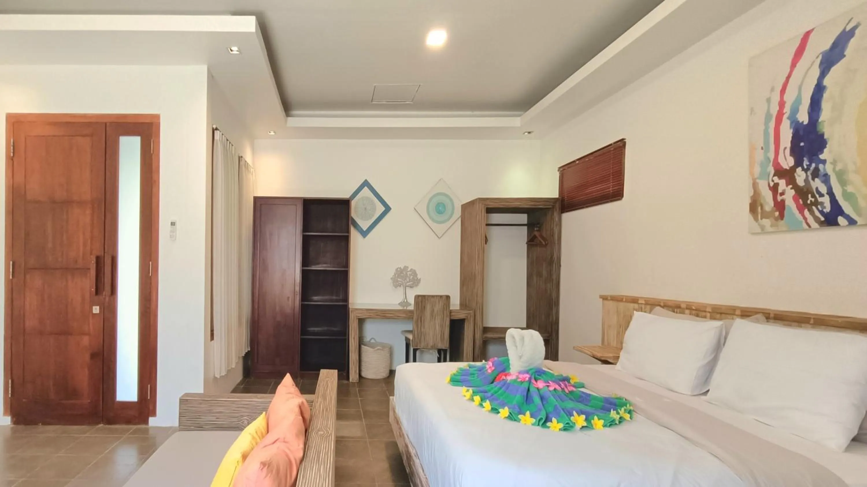 Bed in Kies Villas Lombok
