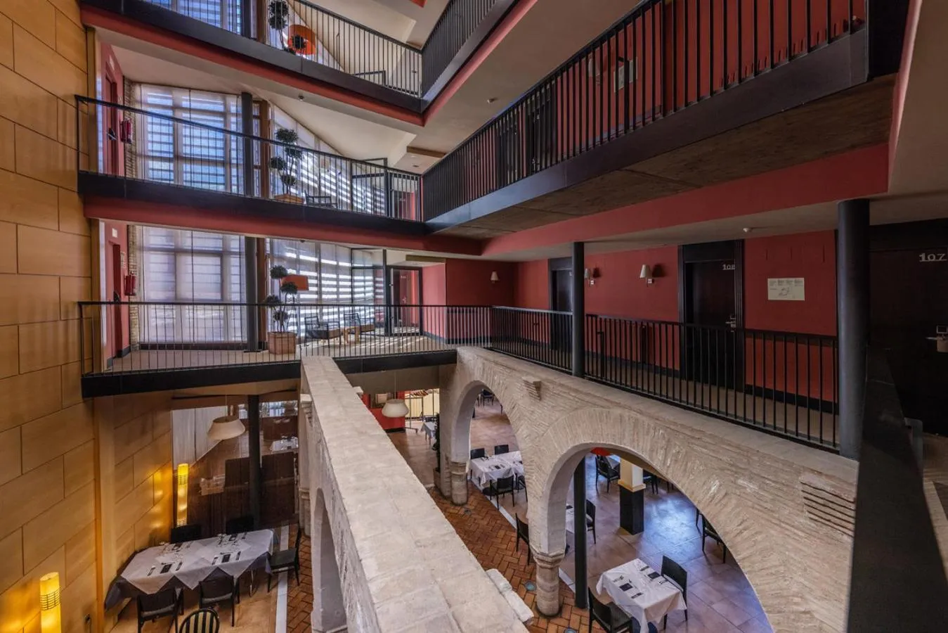 Property building in Hotel Monasterio Benedictino