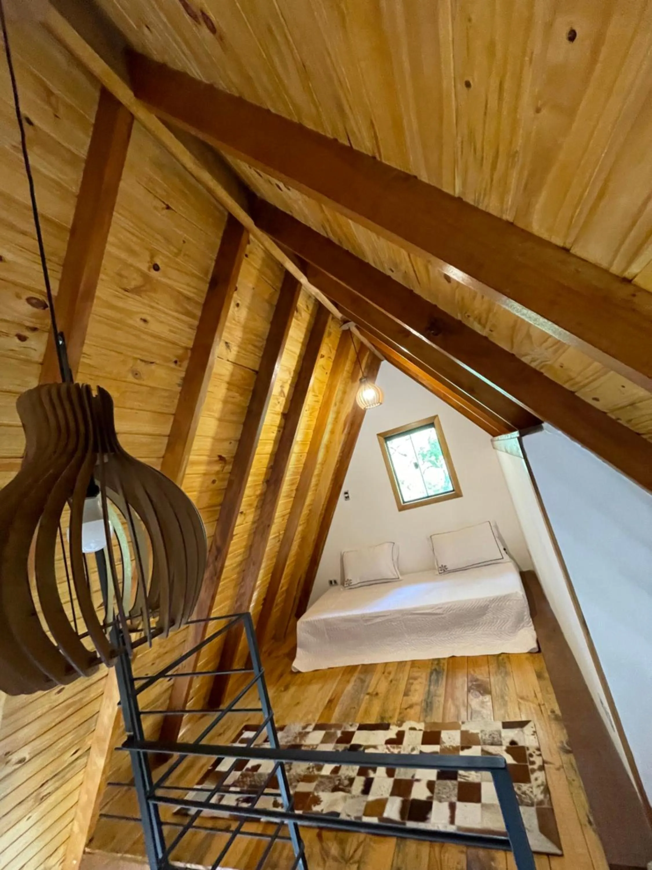 Bed in VILLA ITÁLIA CHALÉ