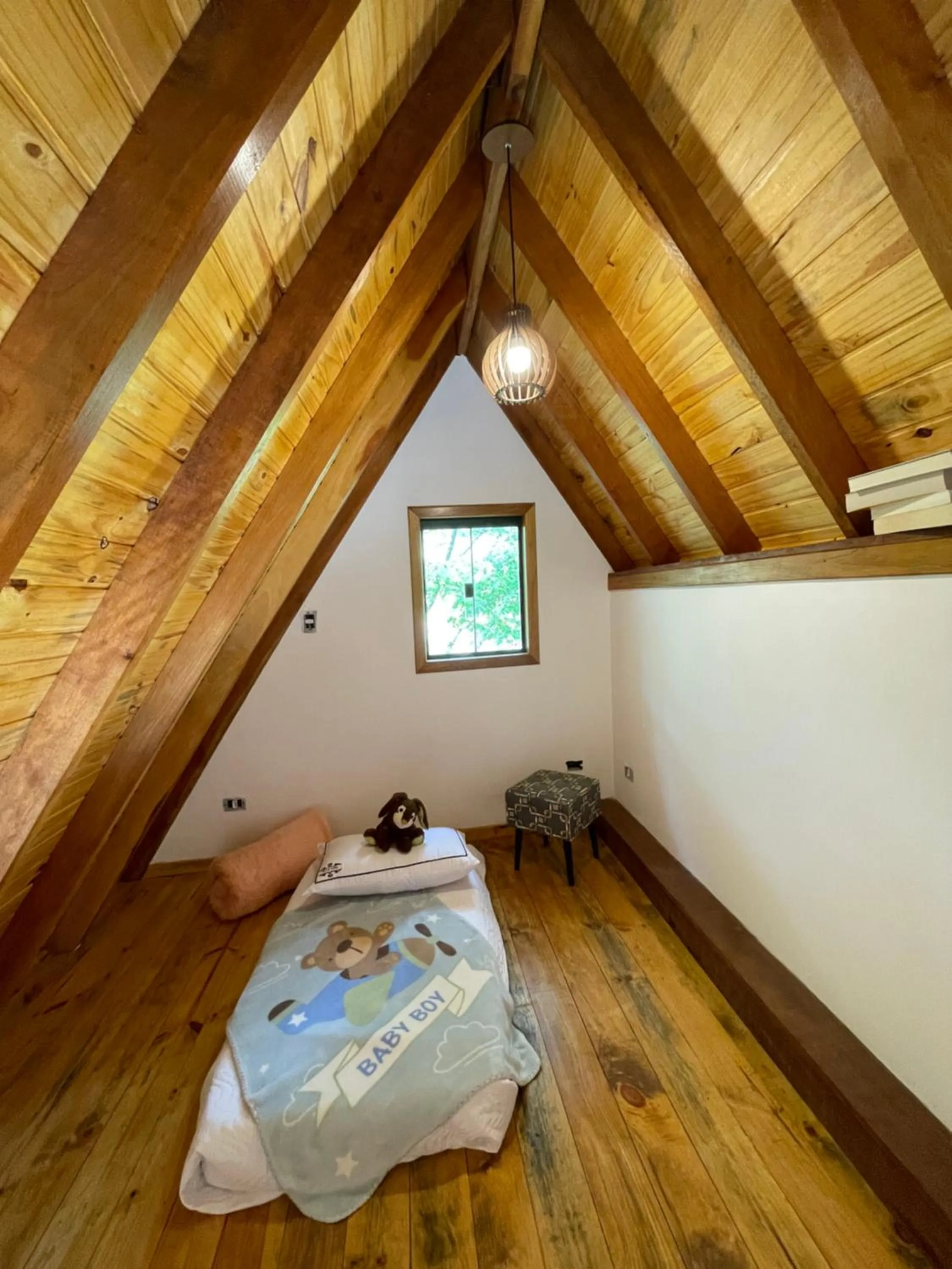 Bed in VILLA ITÁLIA CHALÉ