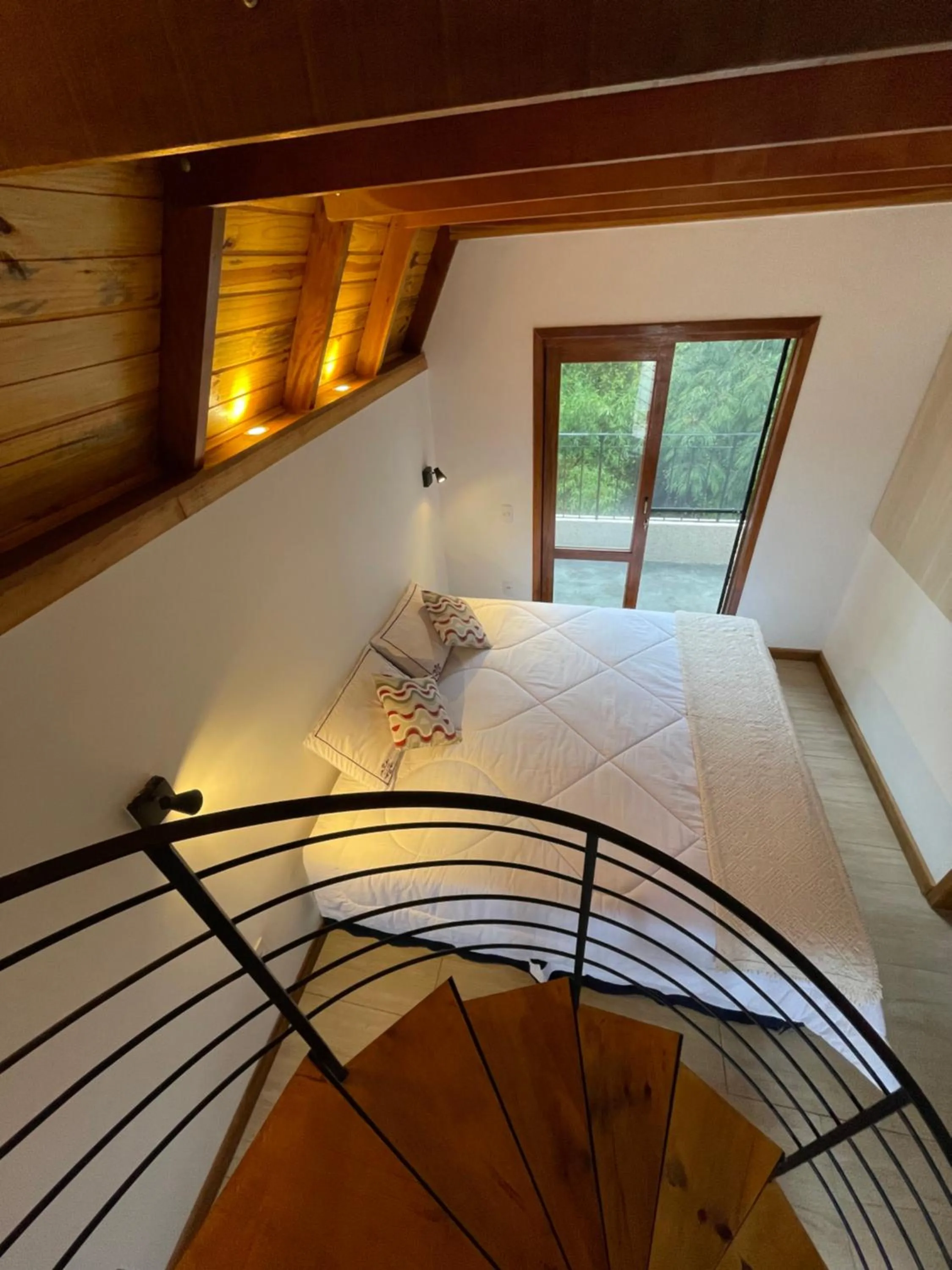 Bed in VILLA ITÁLIA CHALÉ