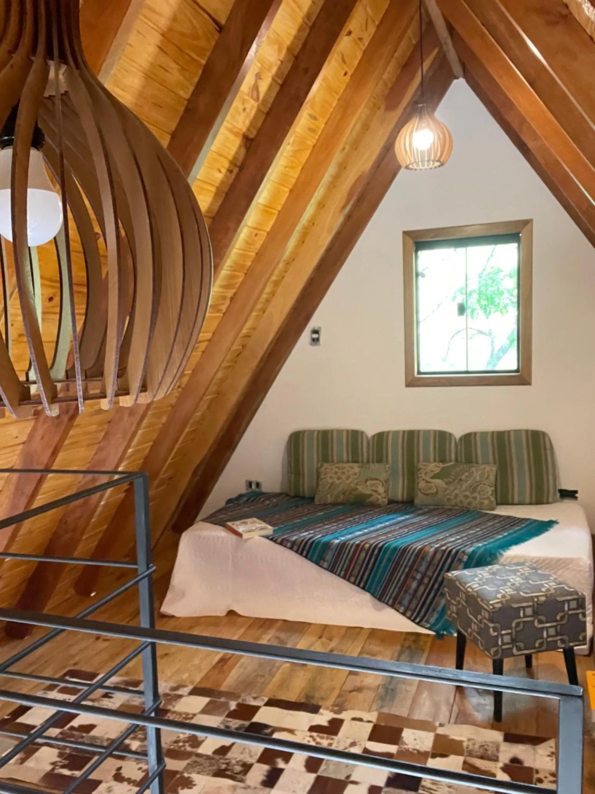 Bed in VILLA ITÁLIA CHALÉ