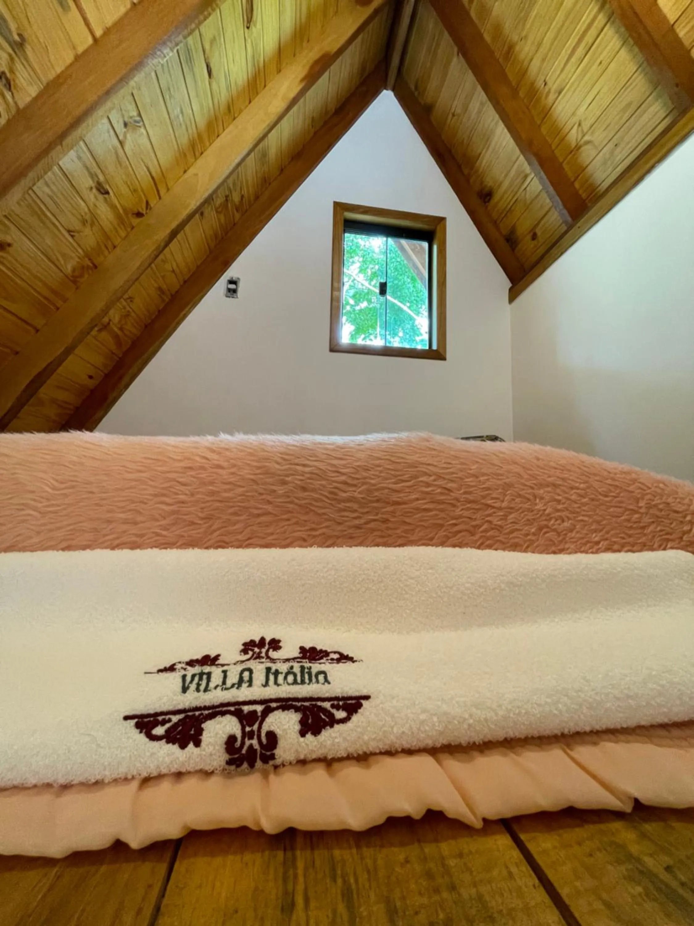 Bed in VILLA ITÁLIA CHALÉ