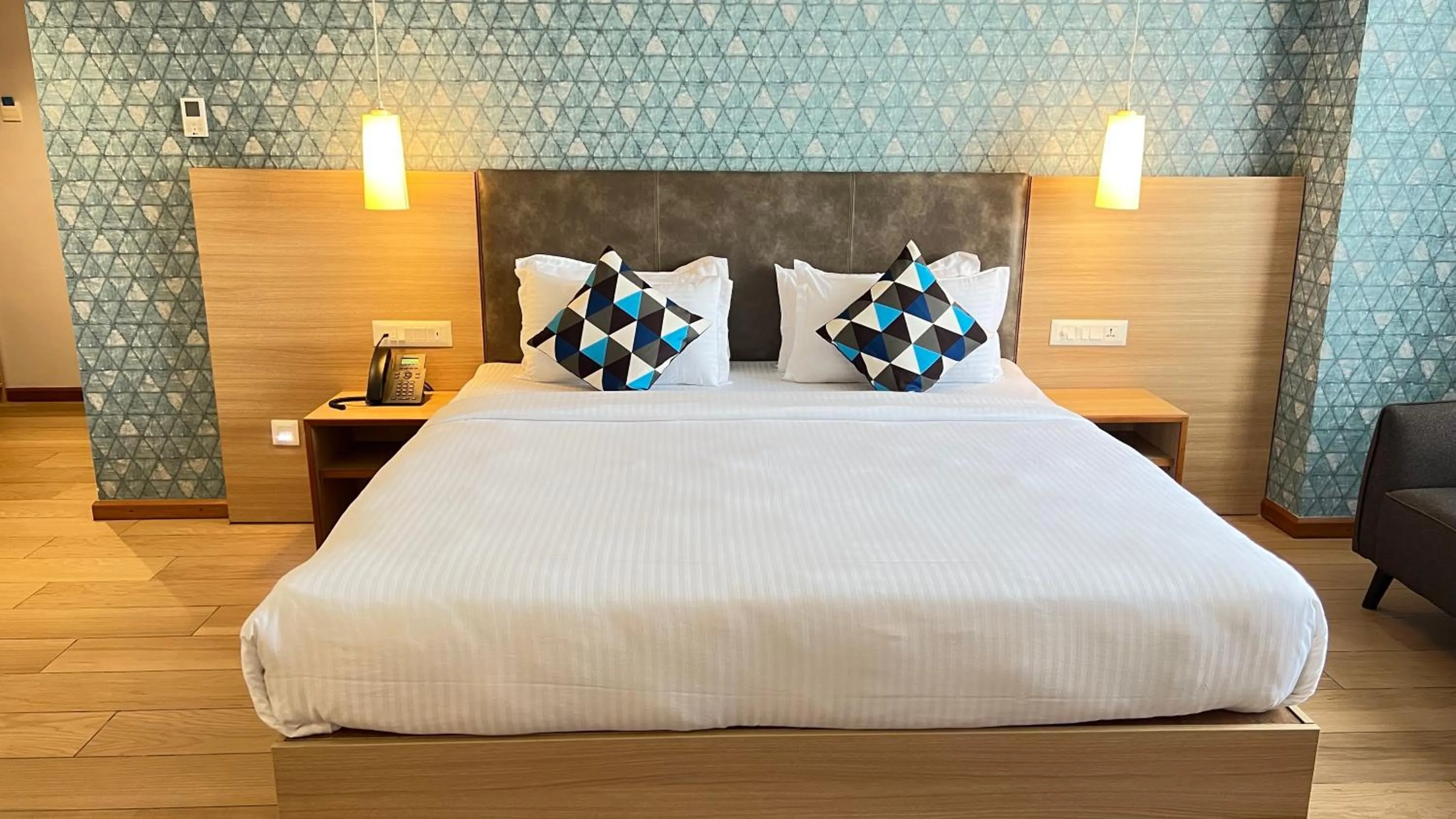 Bed in Aurora Boutique Hotel Imphal