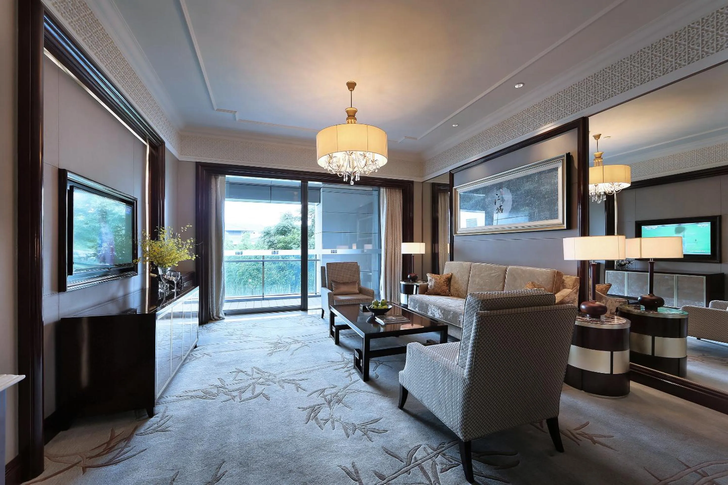 Living room in Shanghai Dongjiao State Guest Hotel