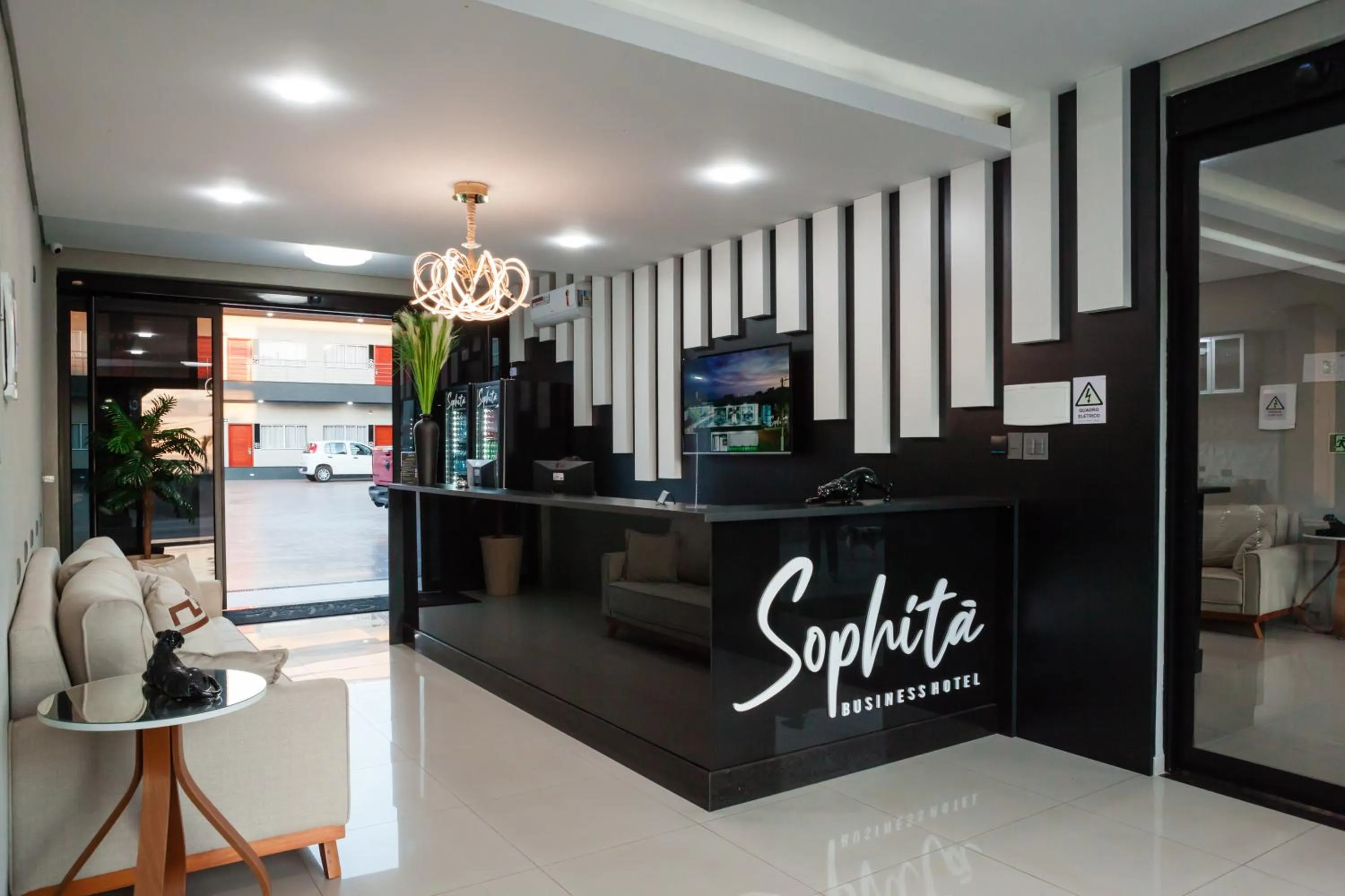 Lobby or reception in Sophita Business Hotel