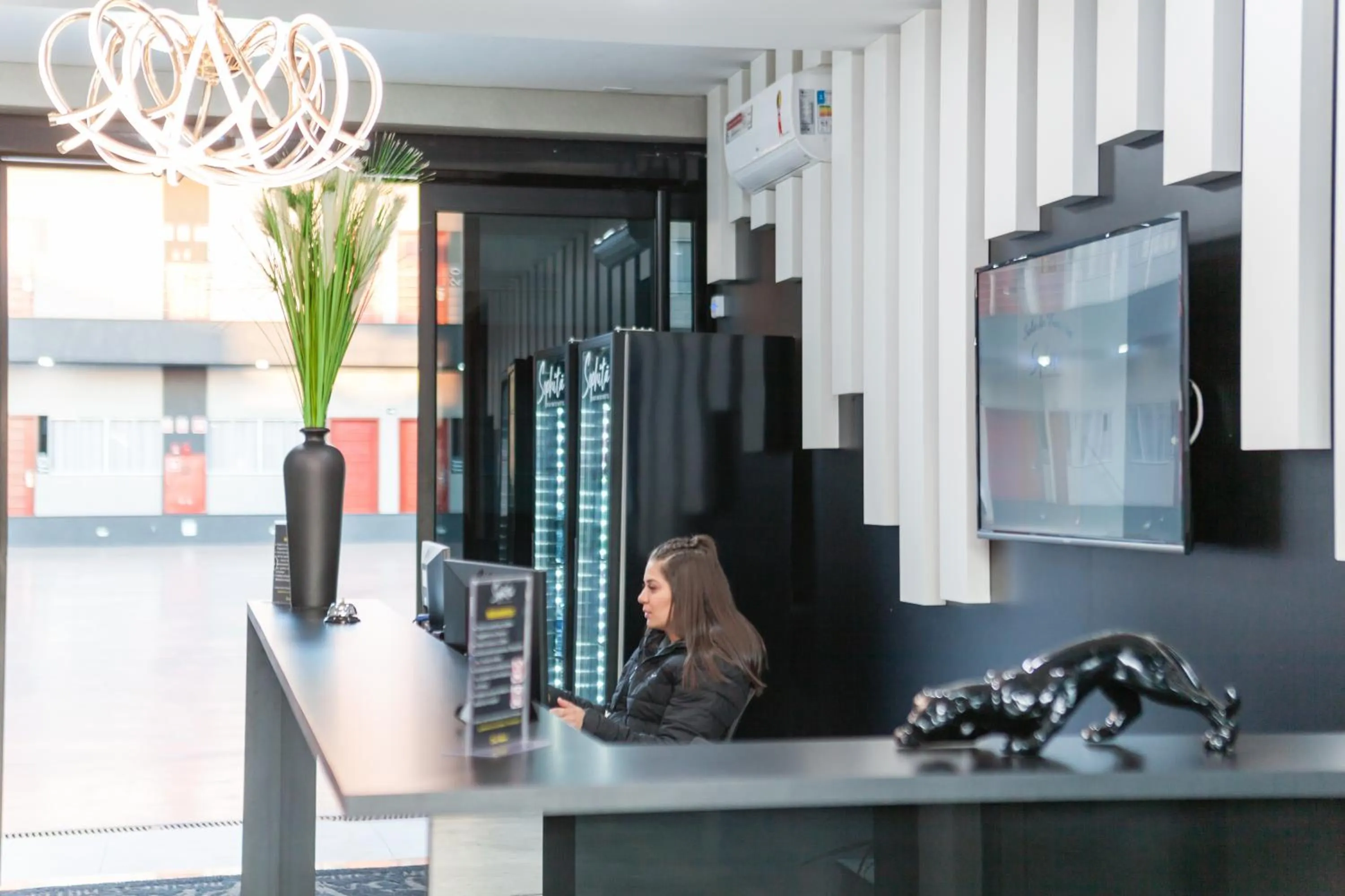 Lobby or reception in Sophita Business Hotel