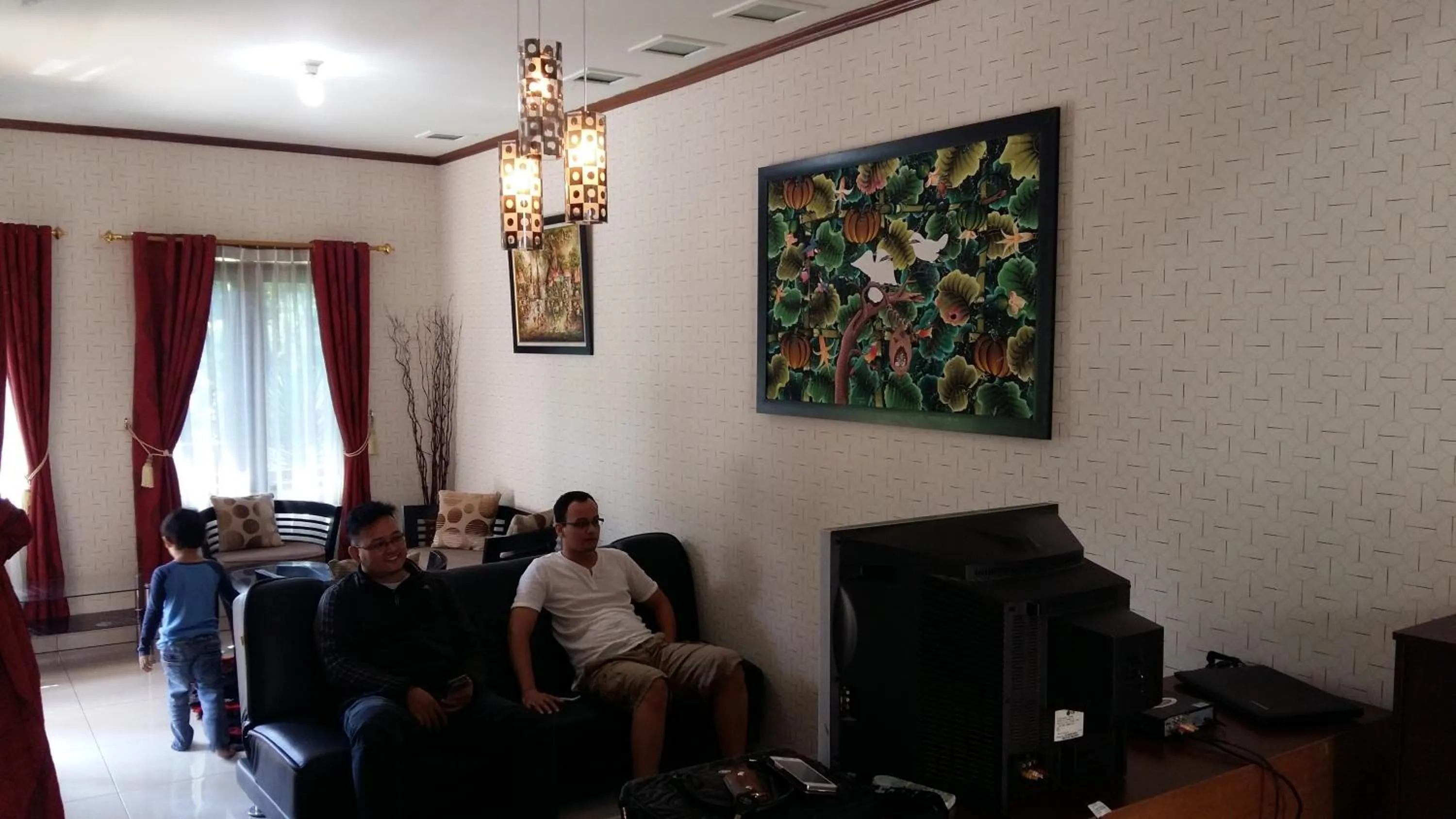 Living room in Villa Roemi