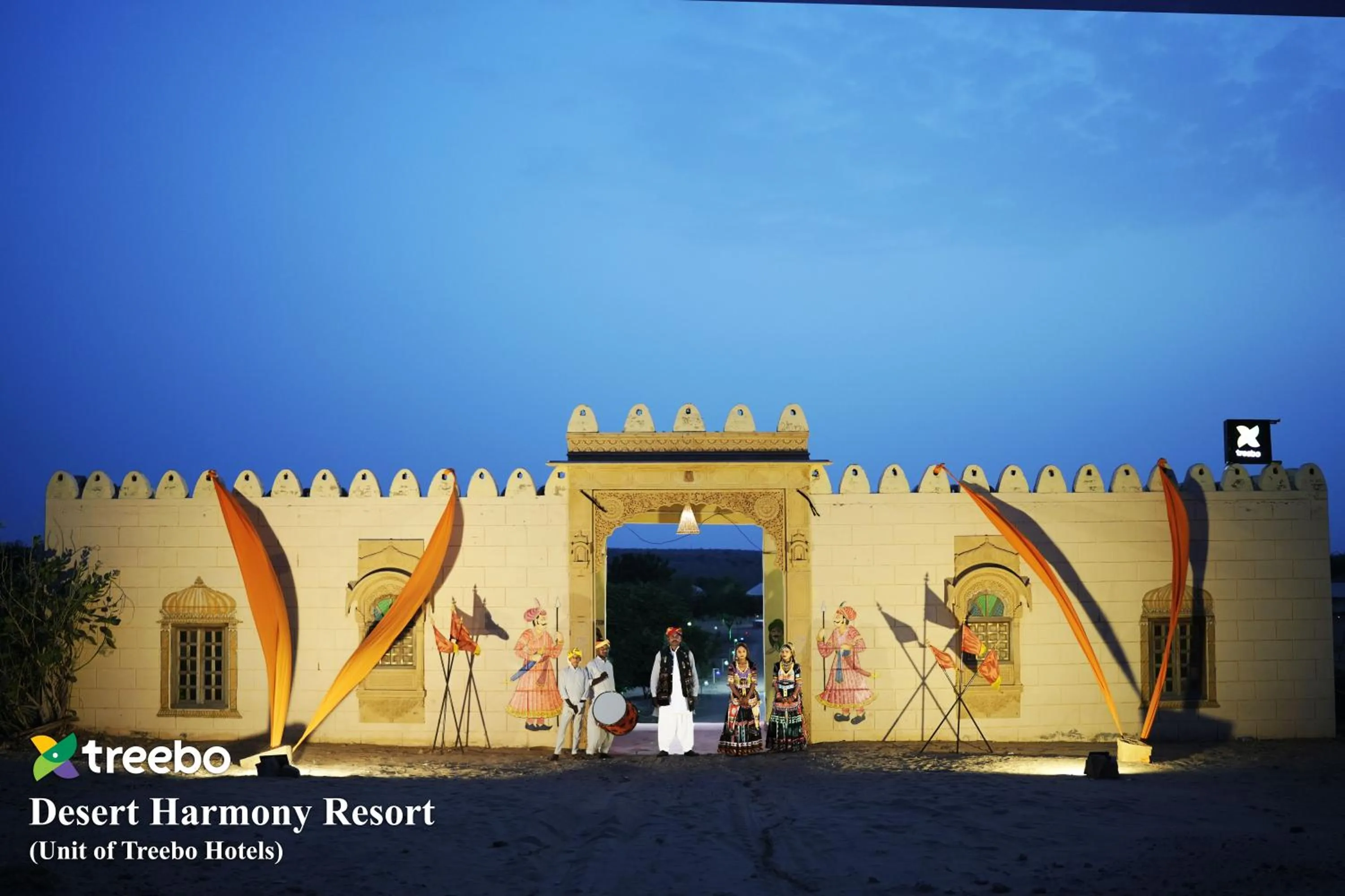 Facade/entrance in Treebo Desert Harmony Camp
