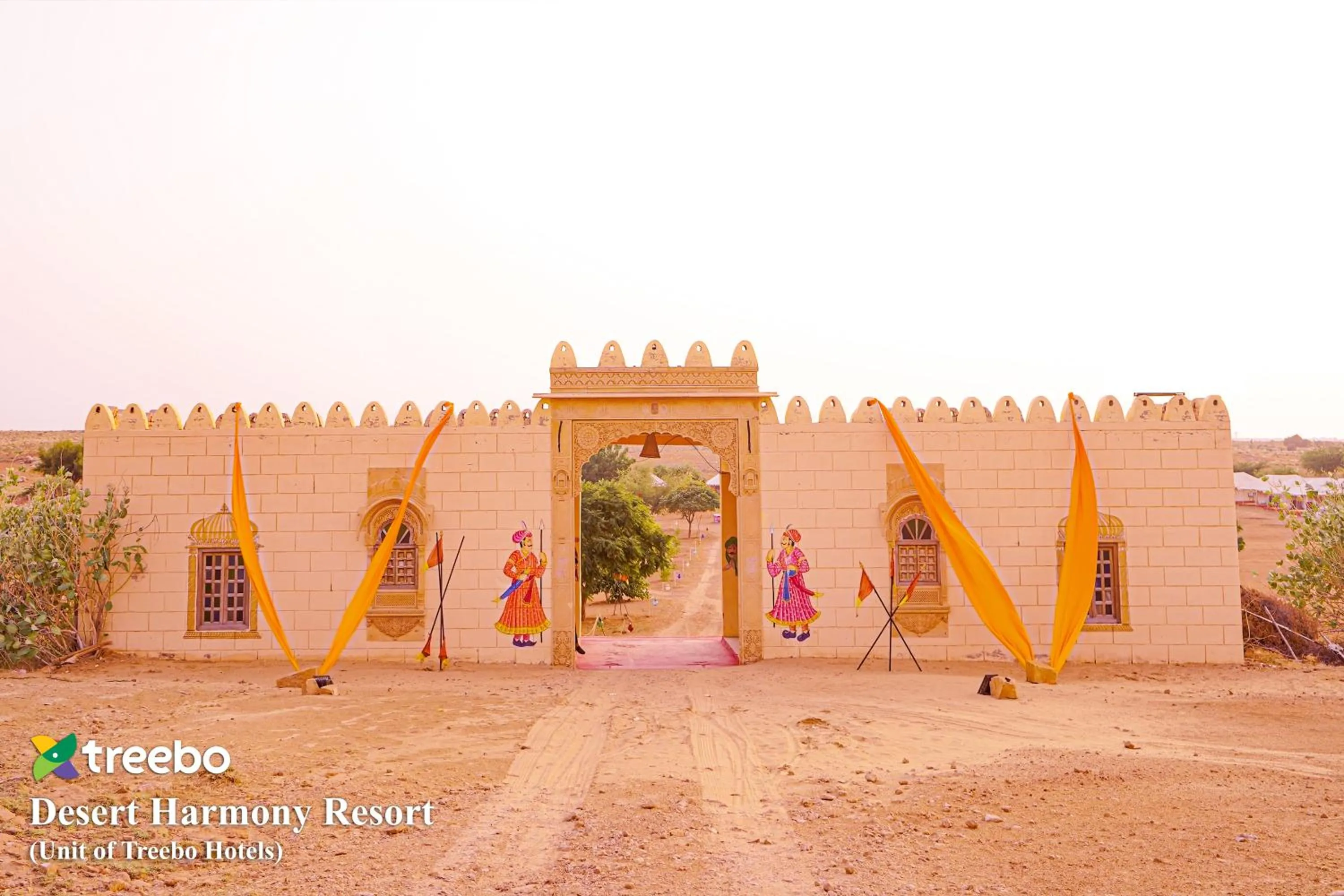 Facade/entrance in Treebo Desert Harmony Camp