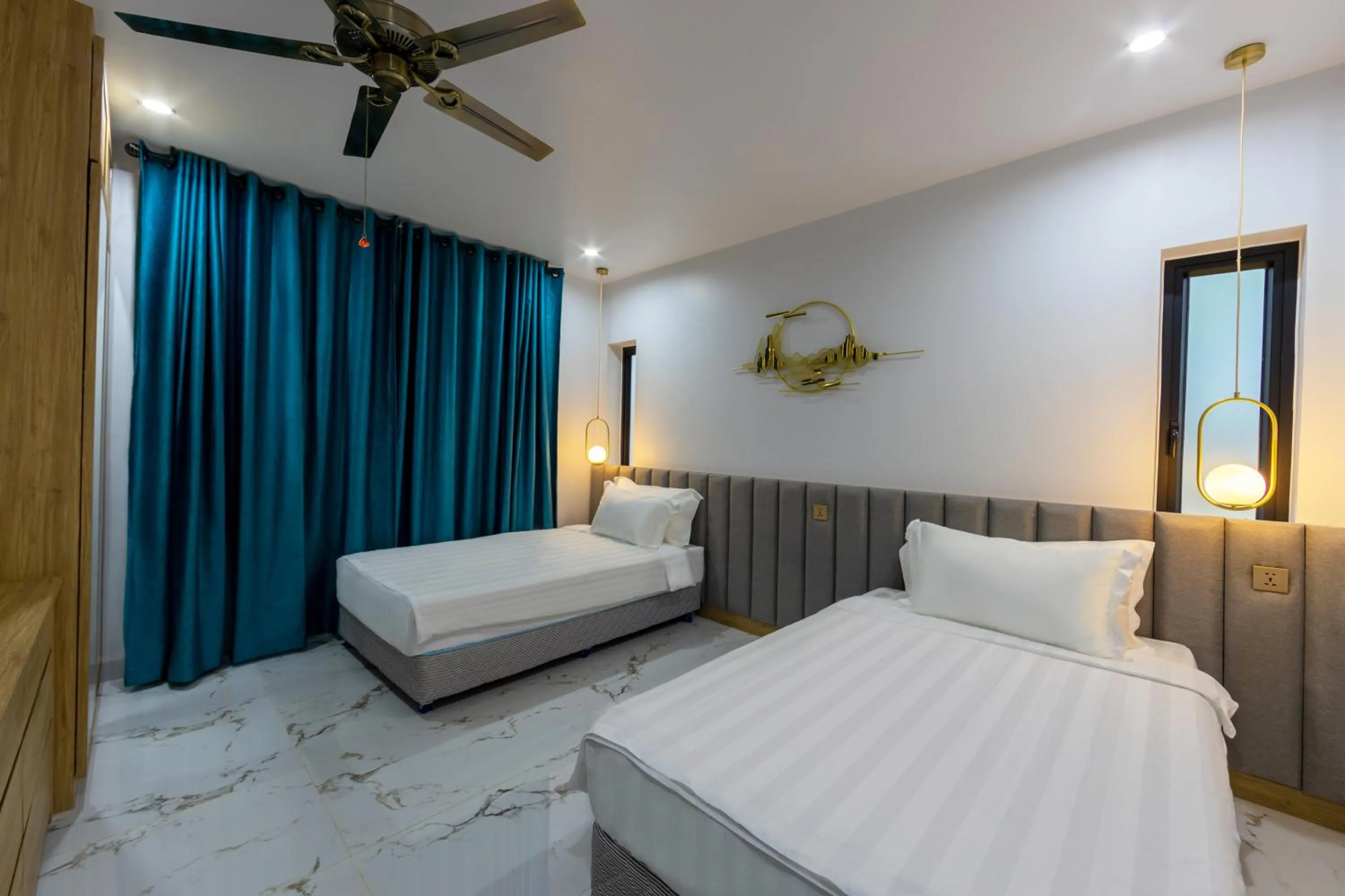 Bedroom, Bed in SS Villa & Resort