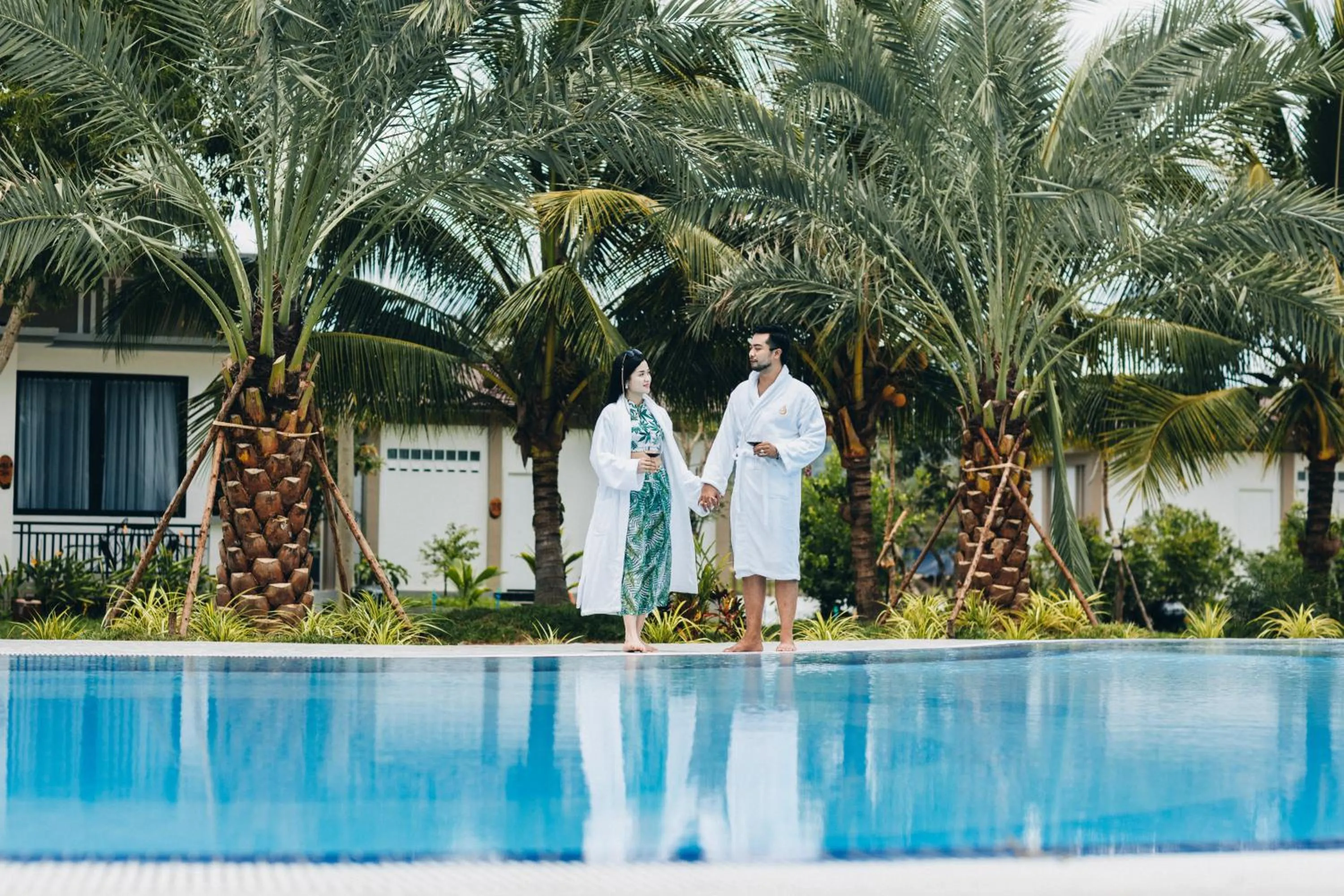 Swimming pool in SS Villa & Resort