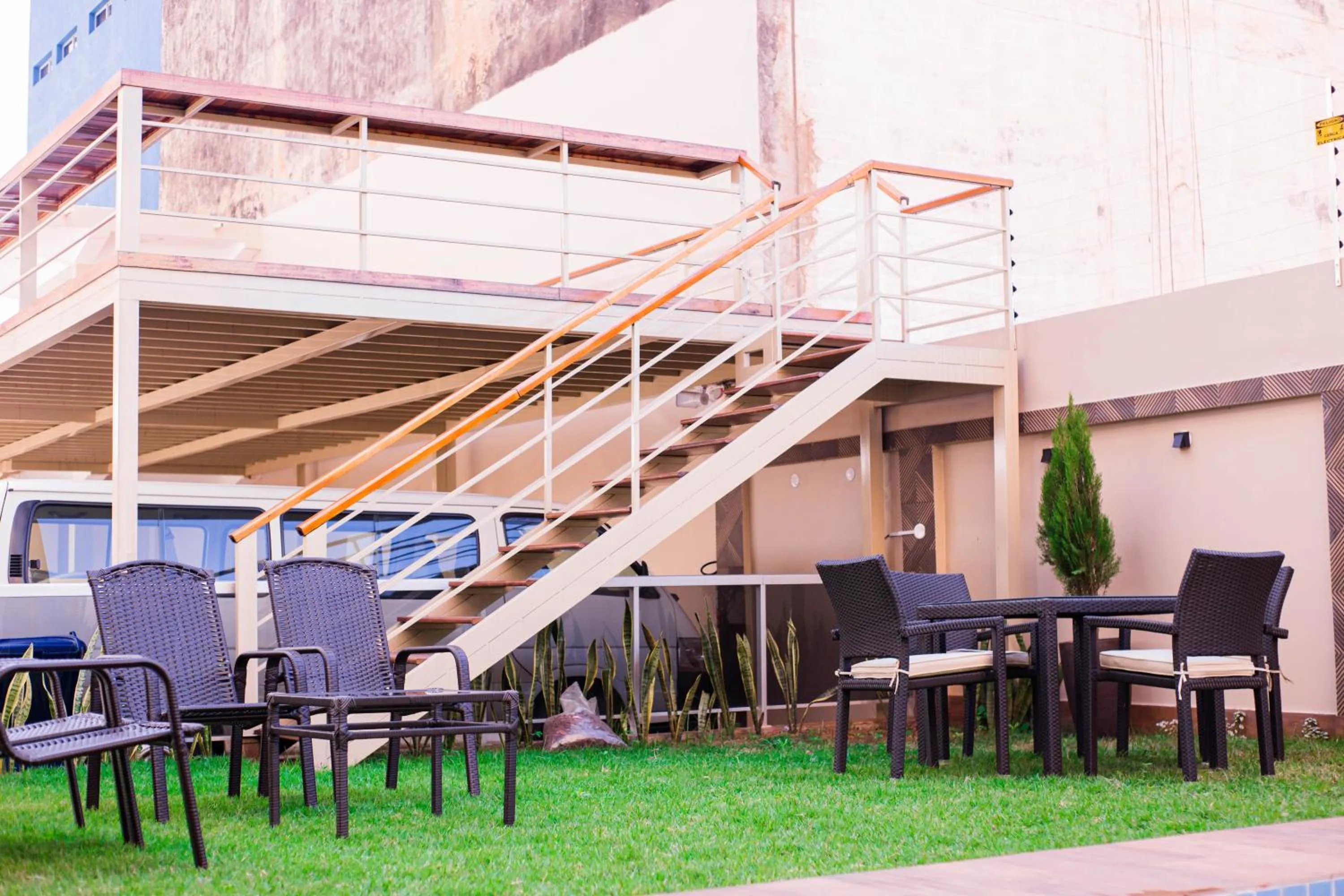 Patio in Liebling Hotel Ciudad del Este