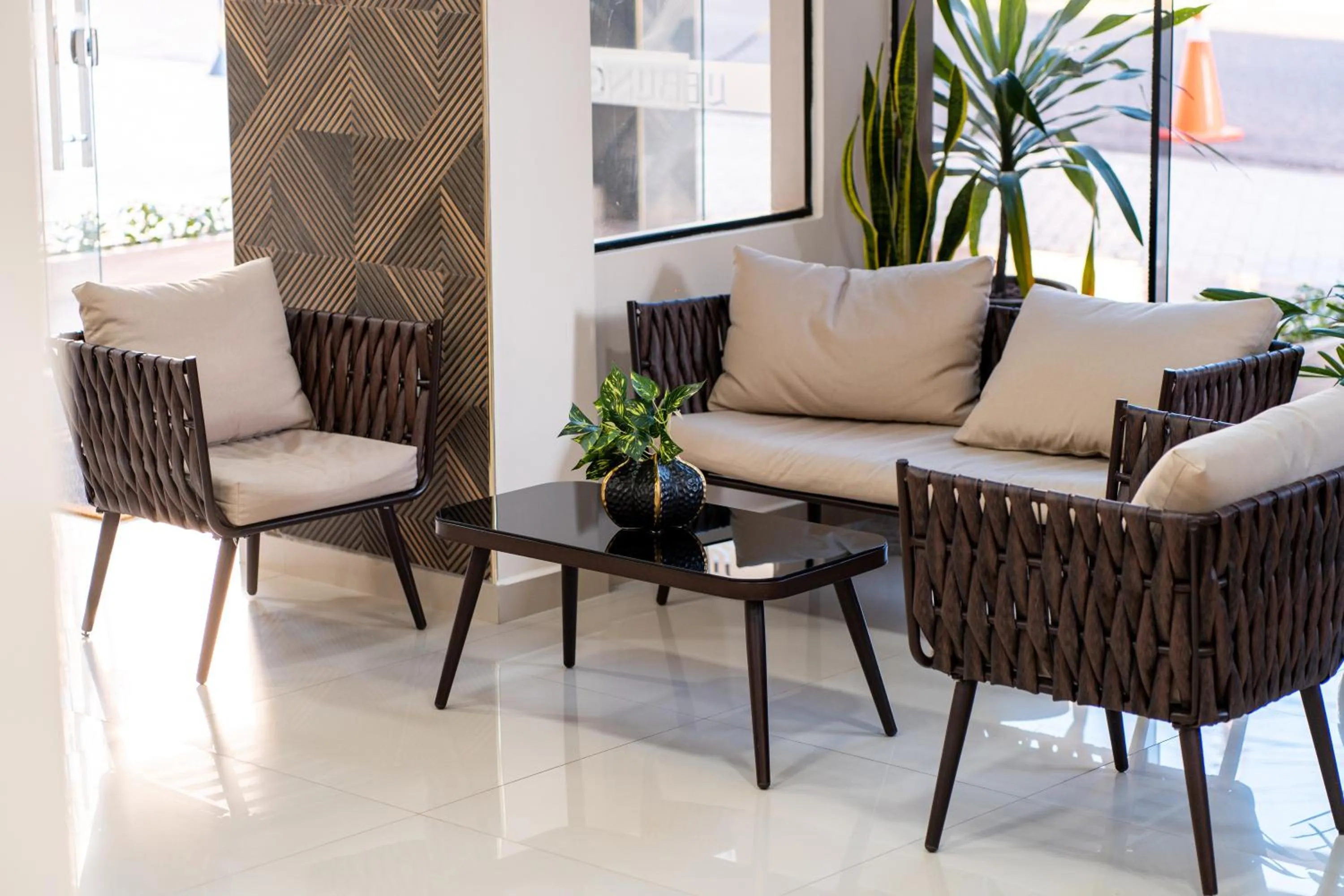 Seating area in Liebling Hotel Ciudad del Este