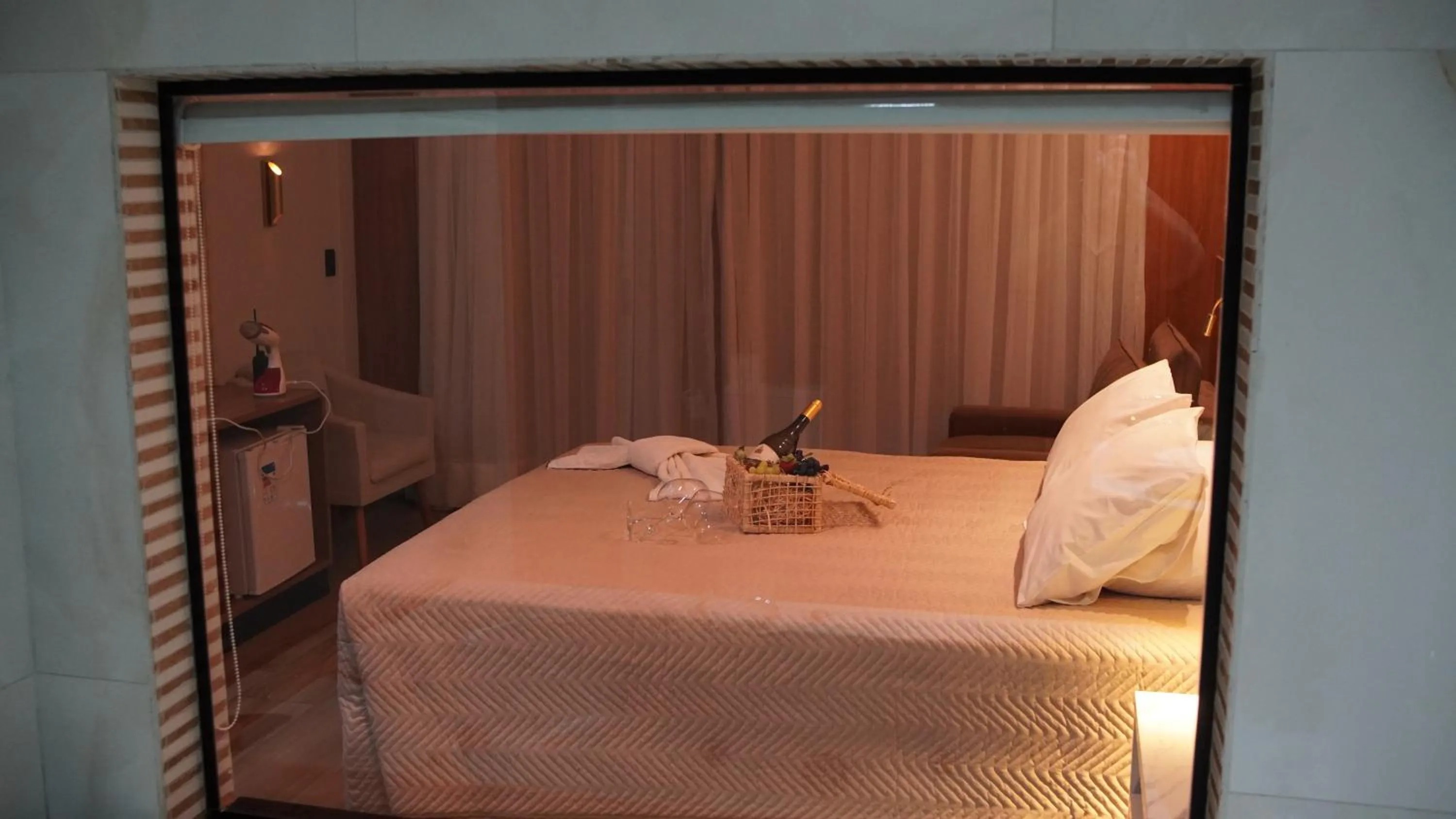 Bed in Hotel Titanic Penedo