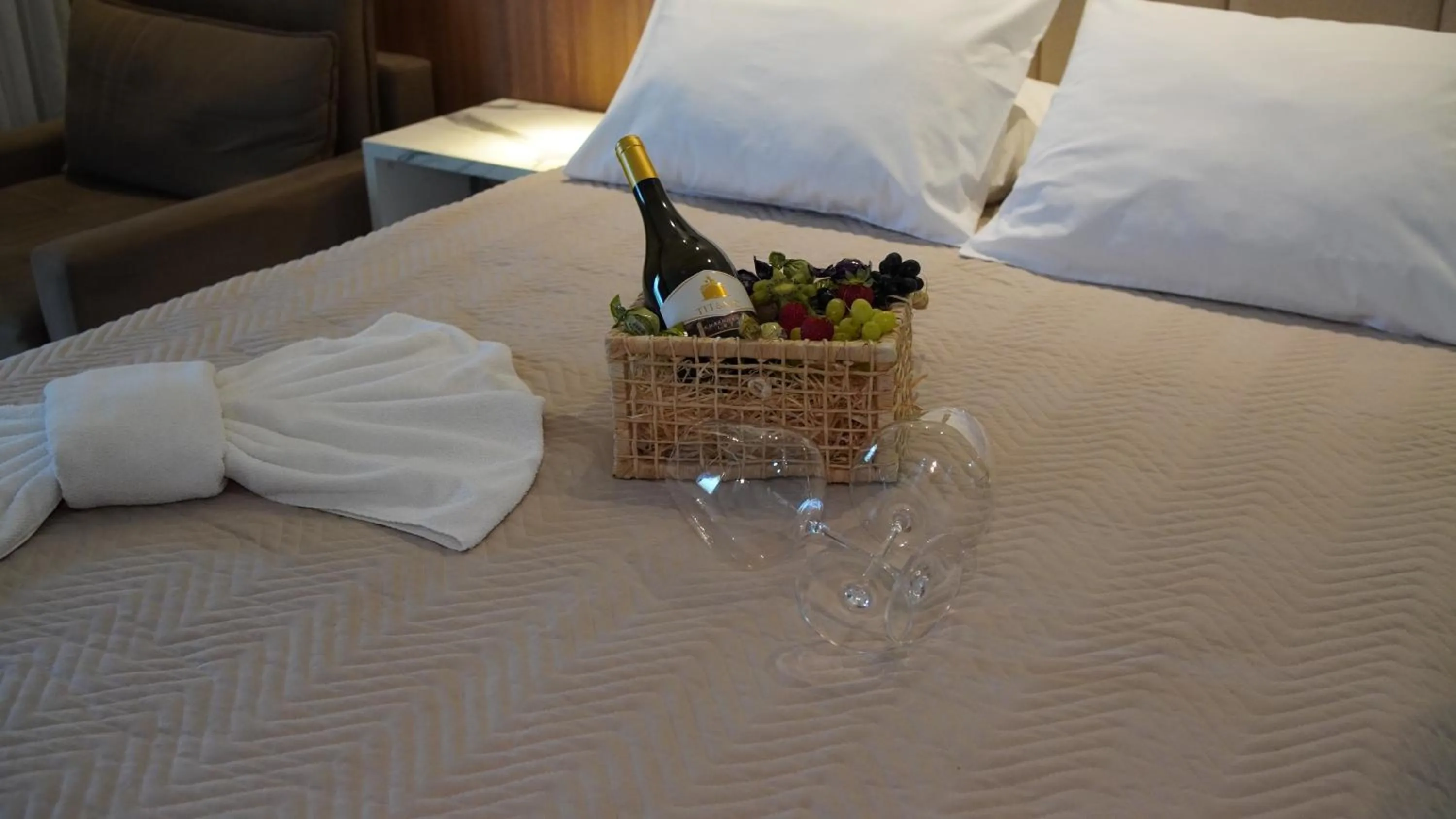 Bed in Hotel Titanic Penedo