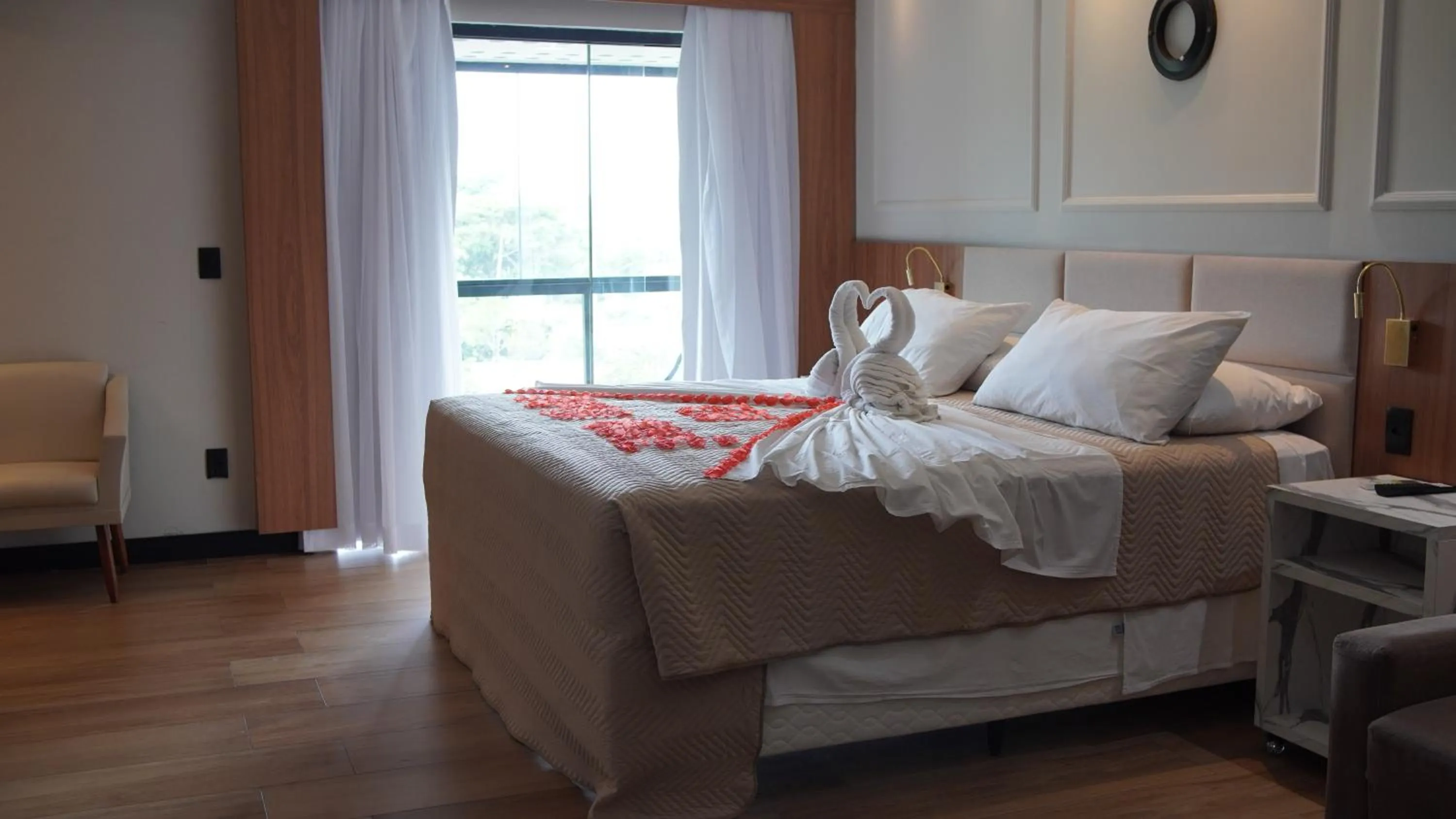 Bed in Hotel Titanic Penedo