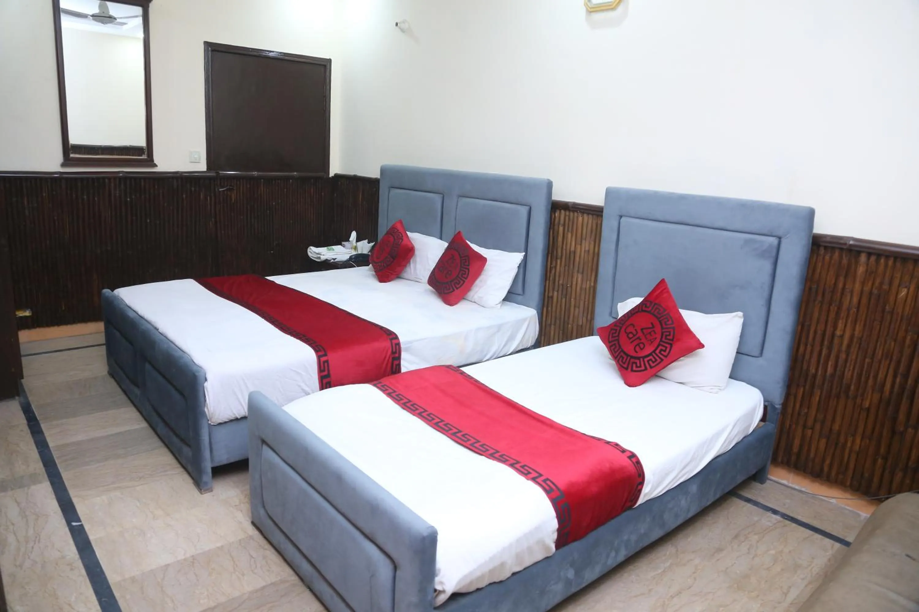 Bed in Hotel Zea Care Johar Town Lahore