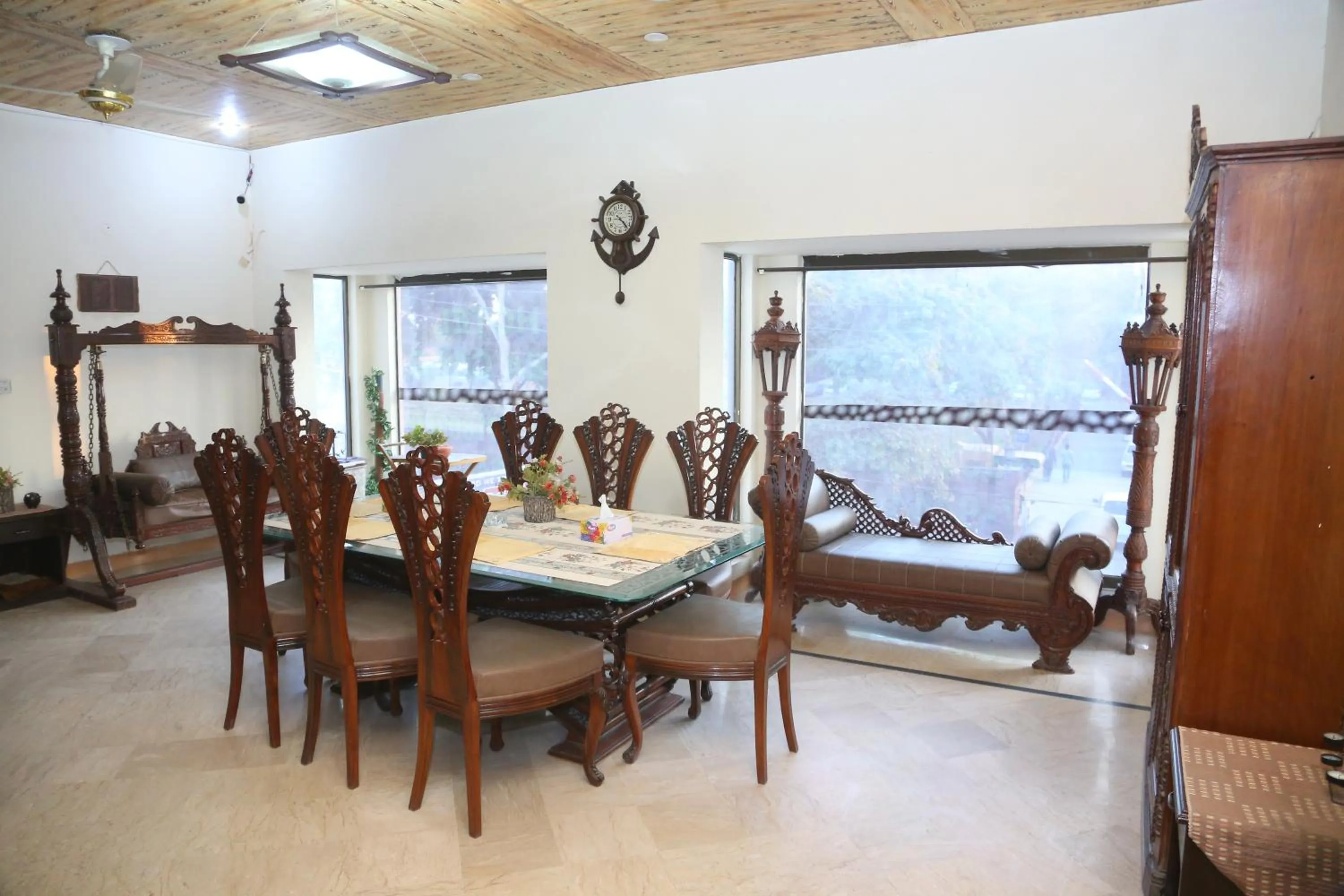 Seating area in Hotel Zea Care Johar Town Lahore