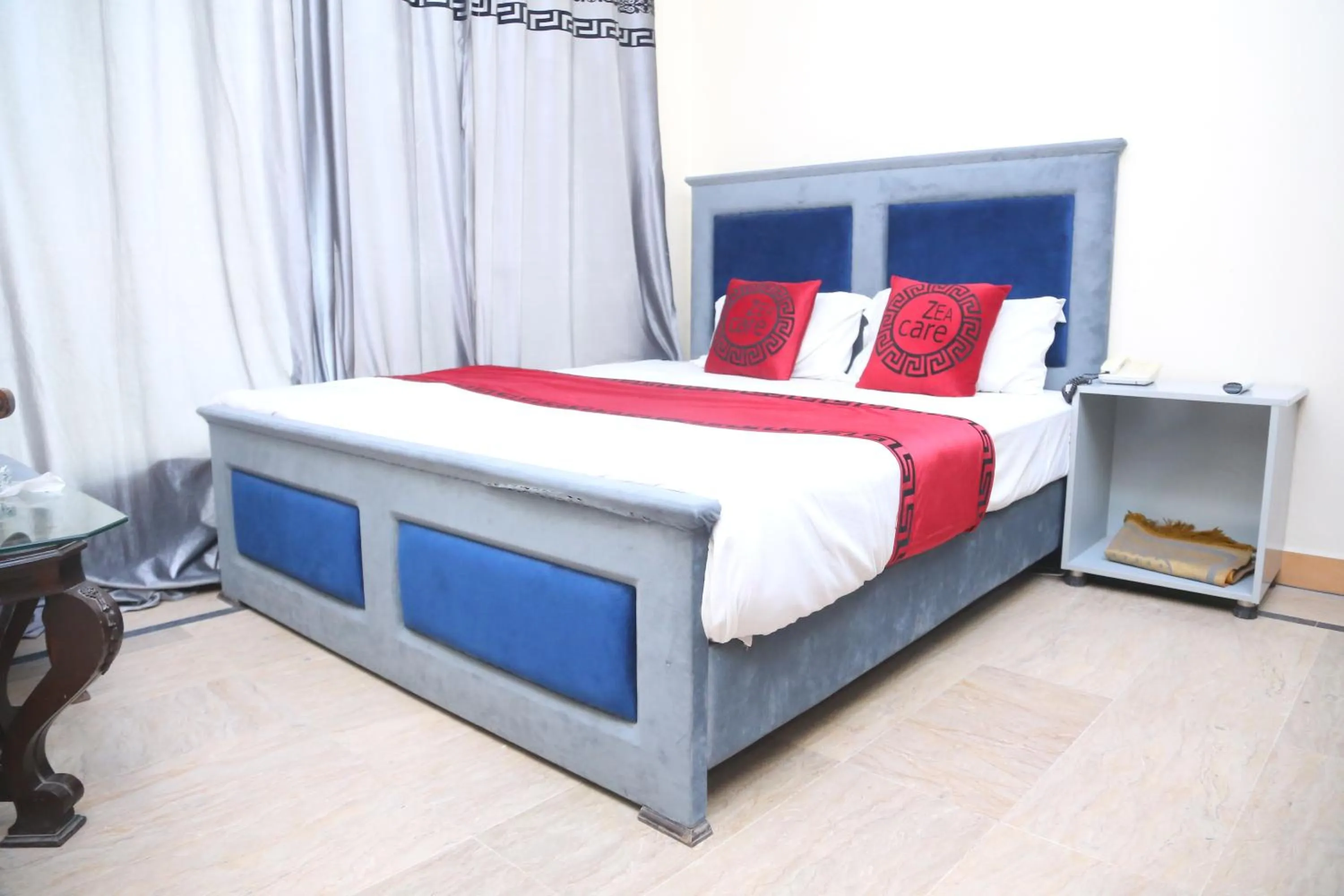 Bed in Hotel Zea Care Johar Town Lahore