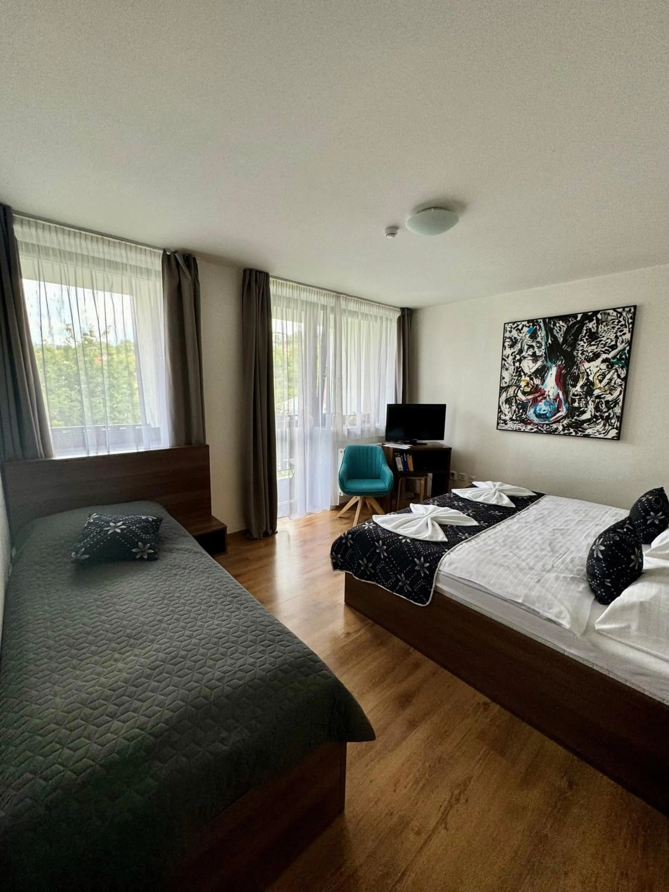 Bed in Hotel Vincent