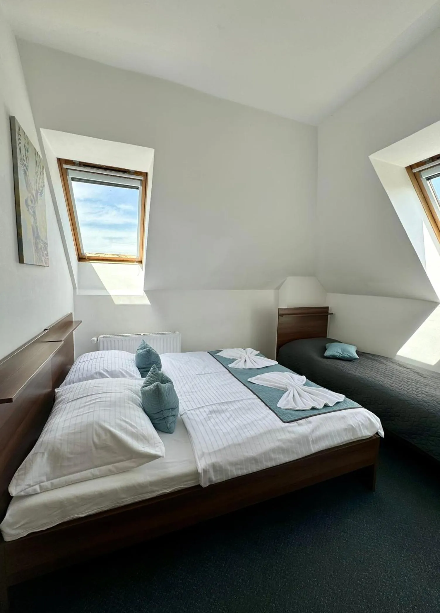 Bed in Hotel Vincent