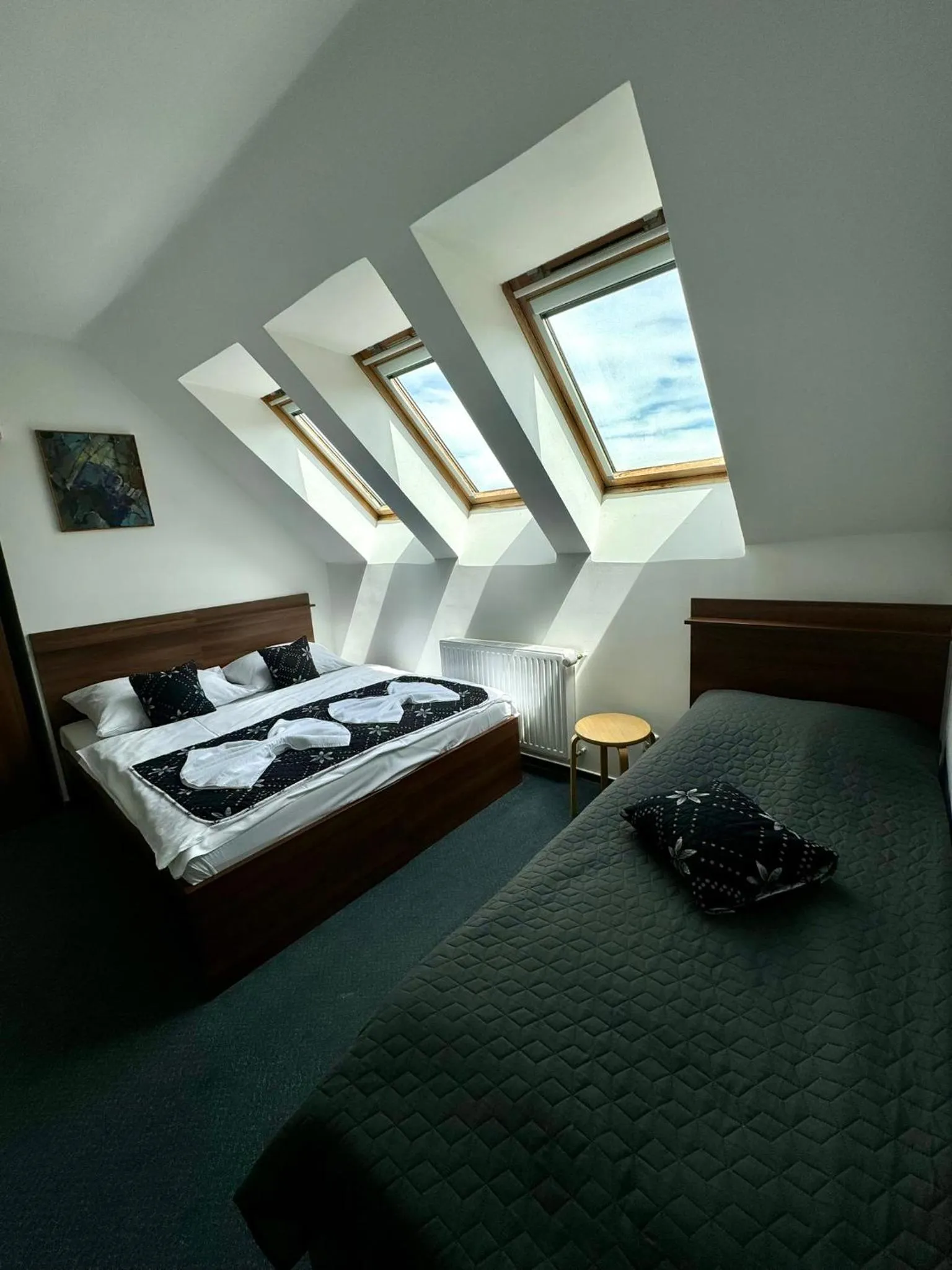 Bed in Hotel Vincent