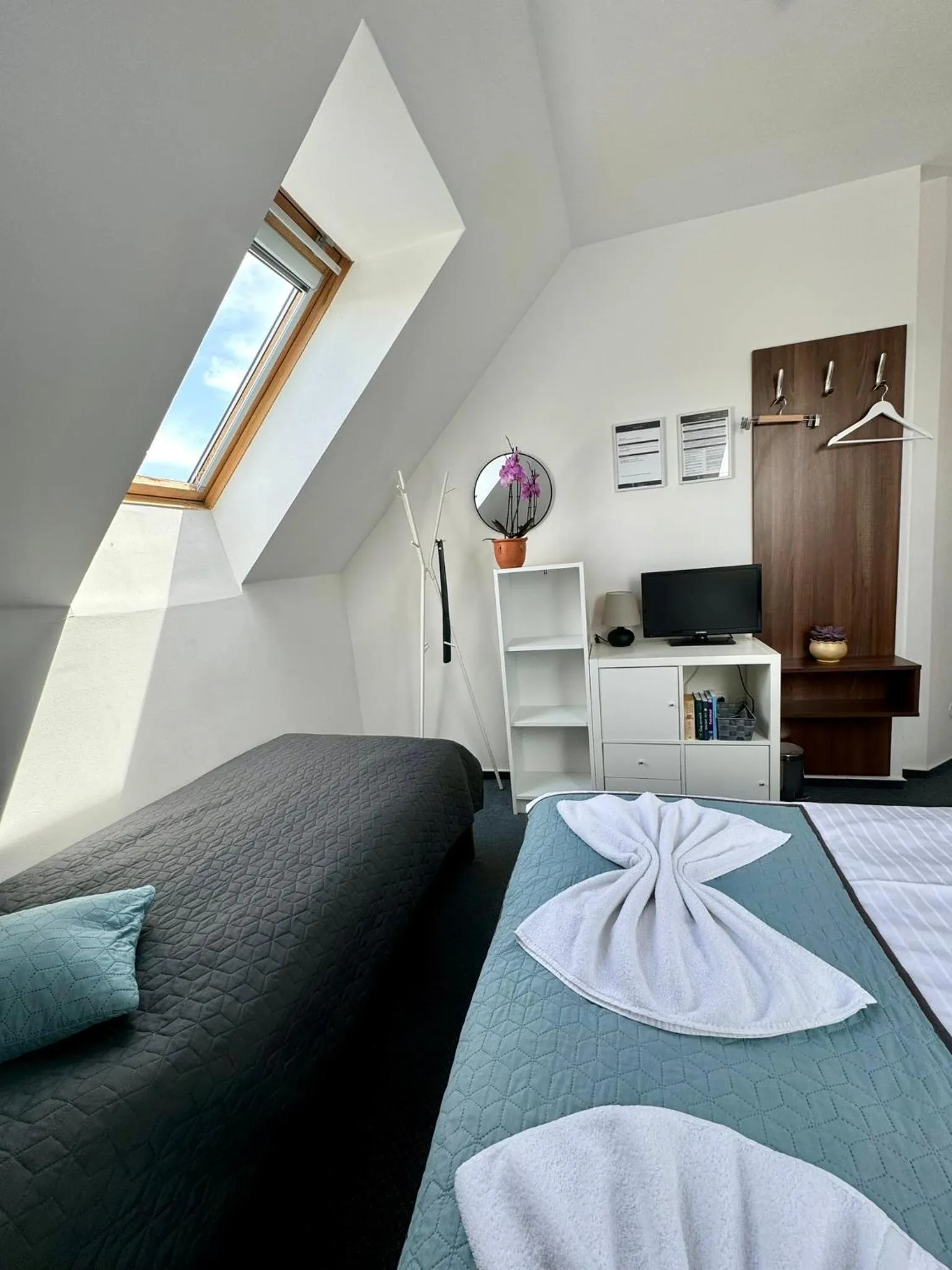 Bed in Hotel Vincent