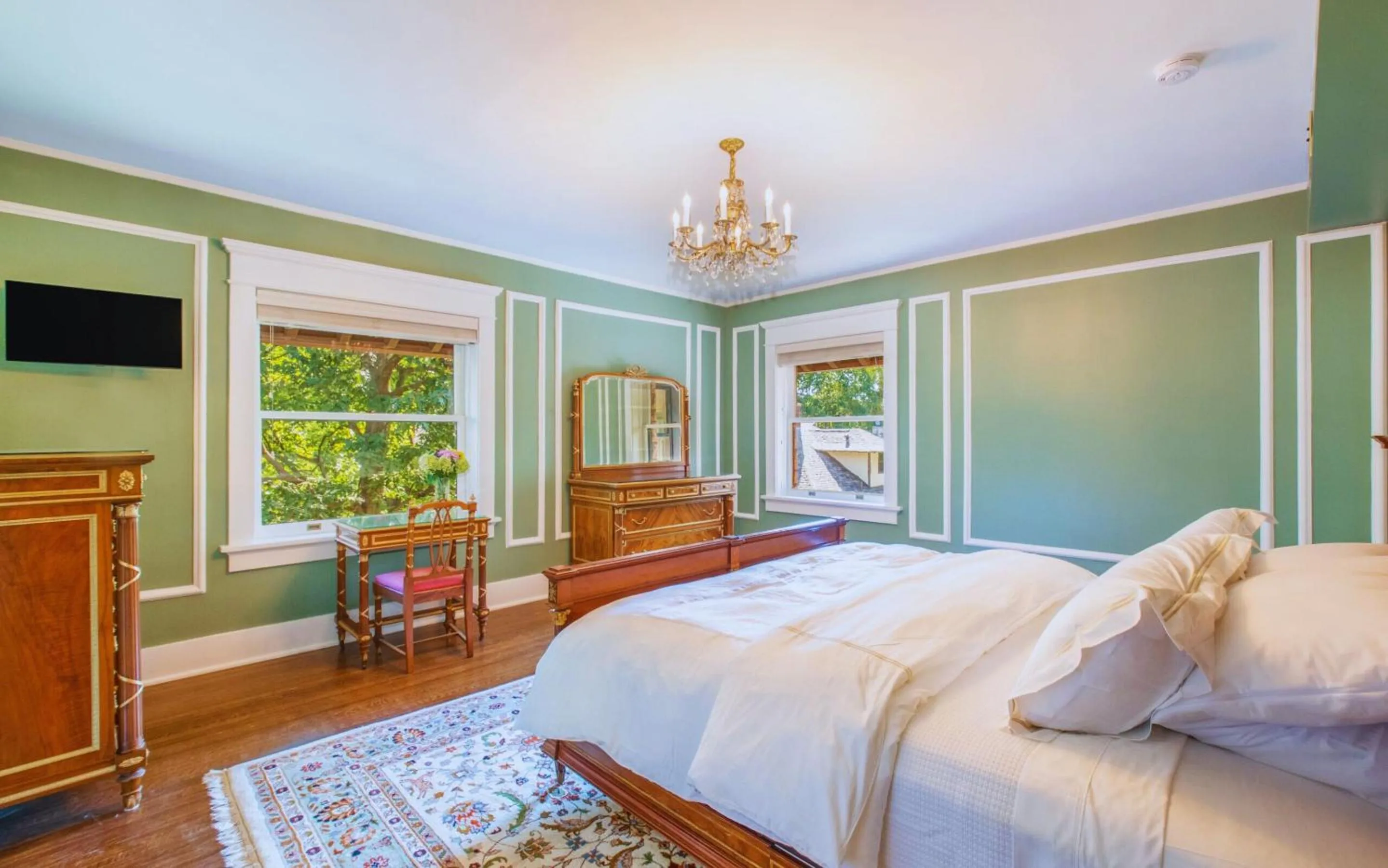 Bed in Martha's Bed and Breakfast