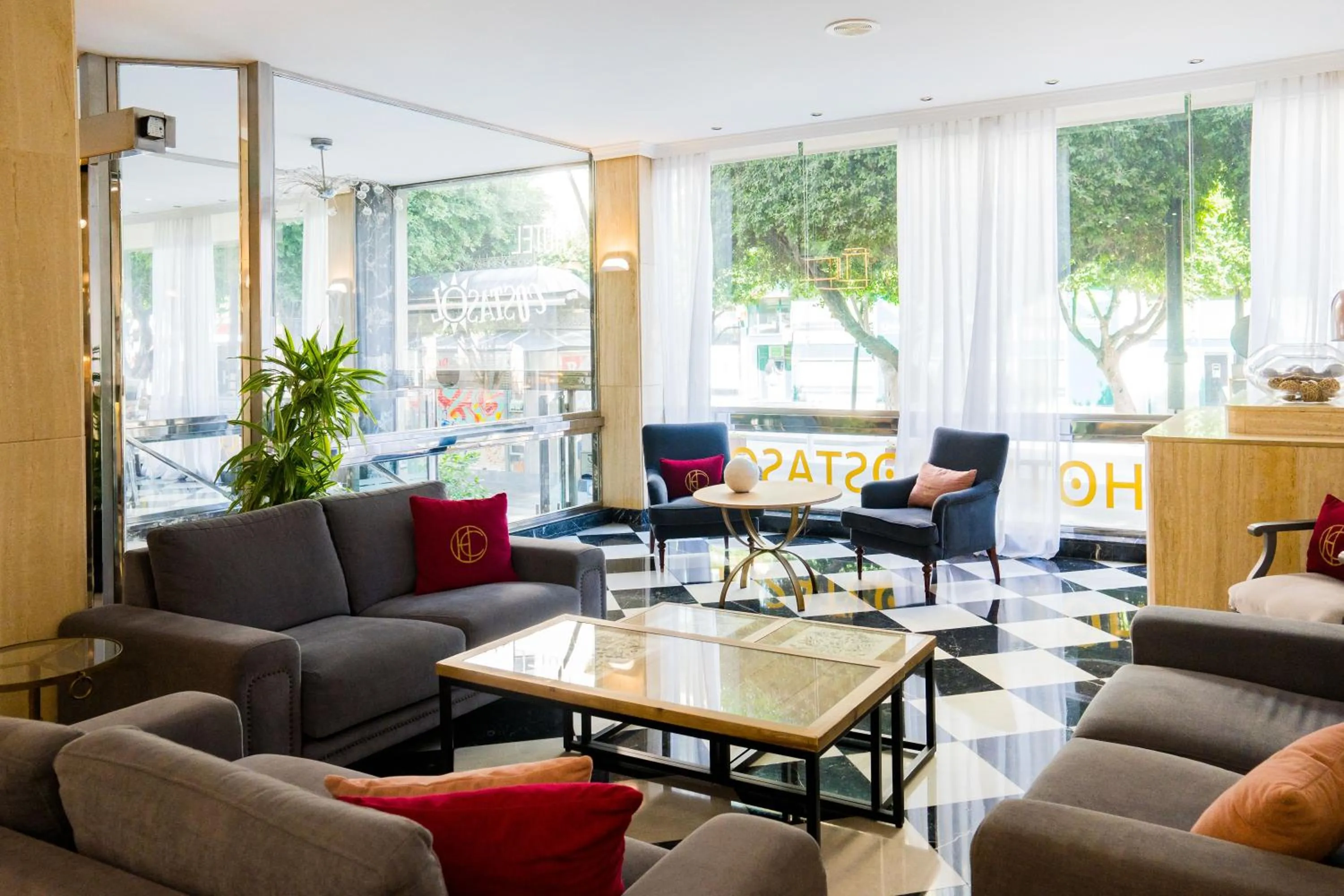 Lobby or reception in Hotel Costasol