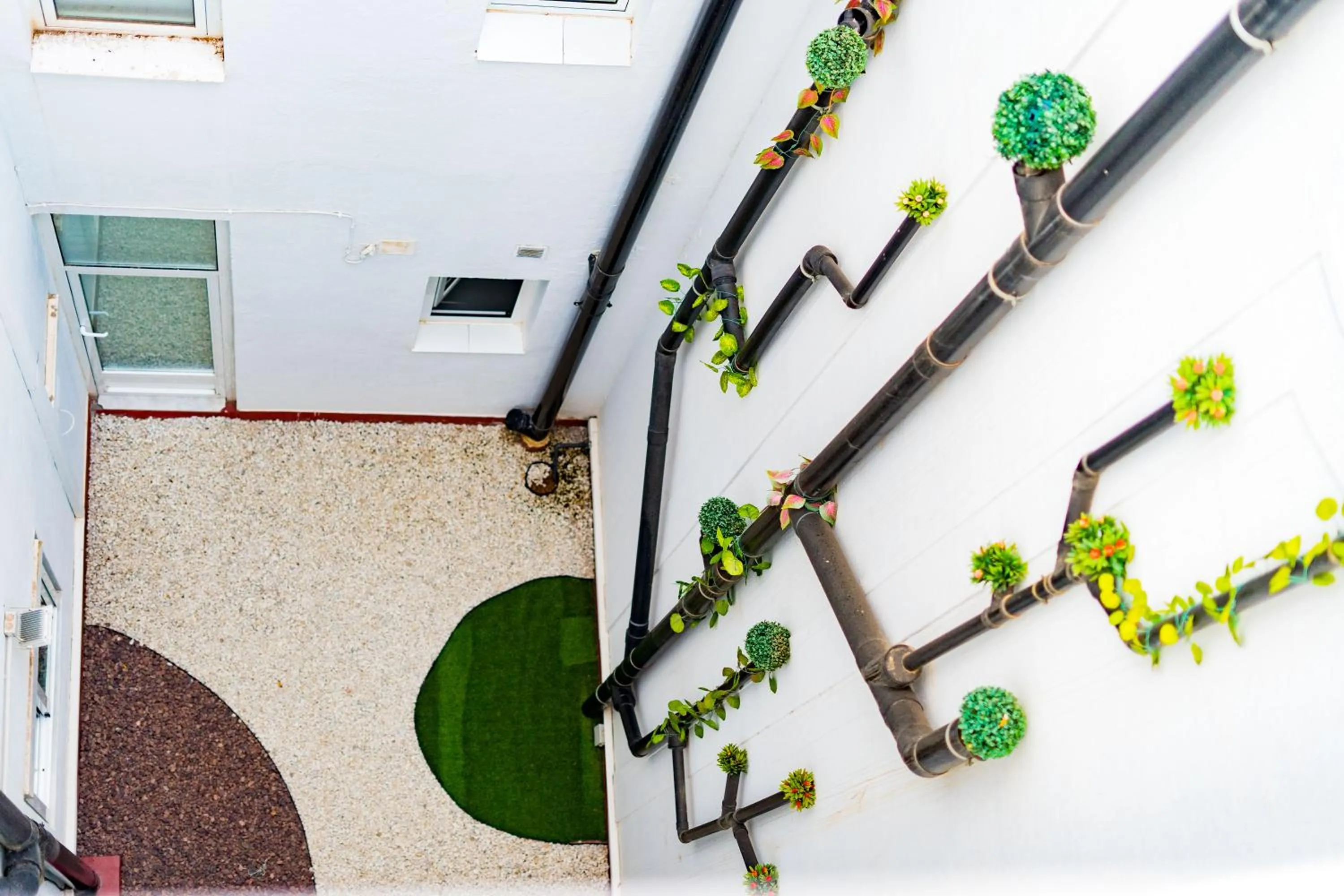 Inner courtyard view in Hotel Costasol