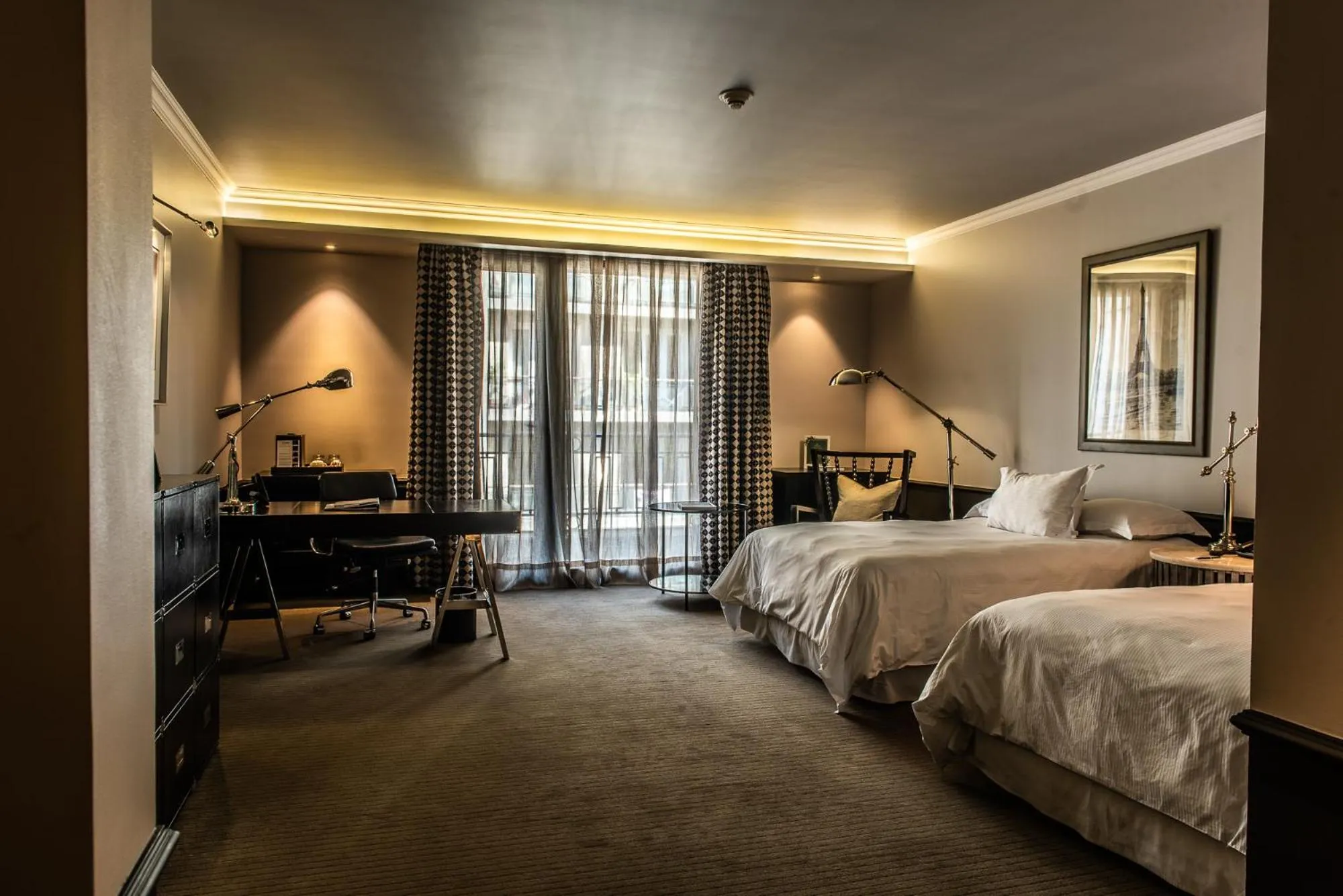 Photo of the whole room, Bed in The Singular Santiago