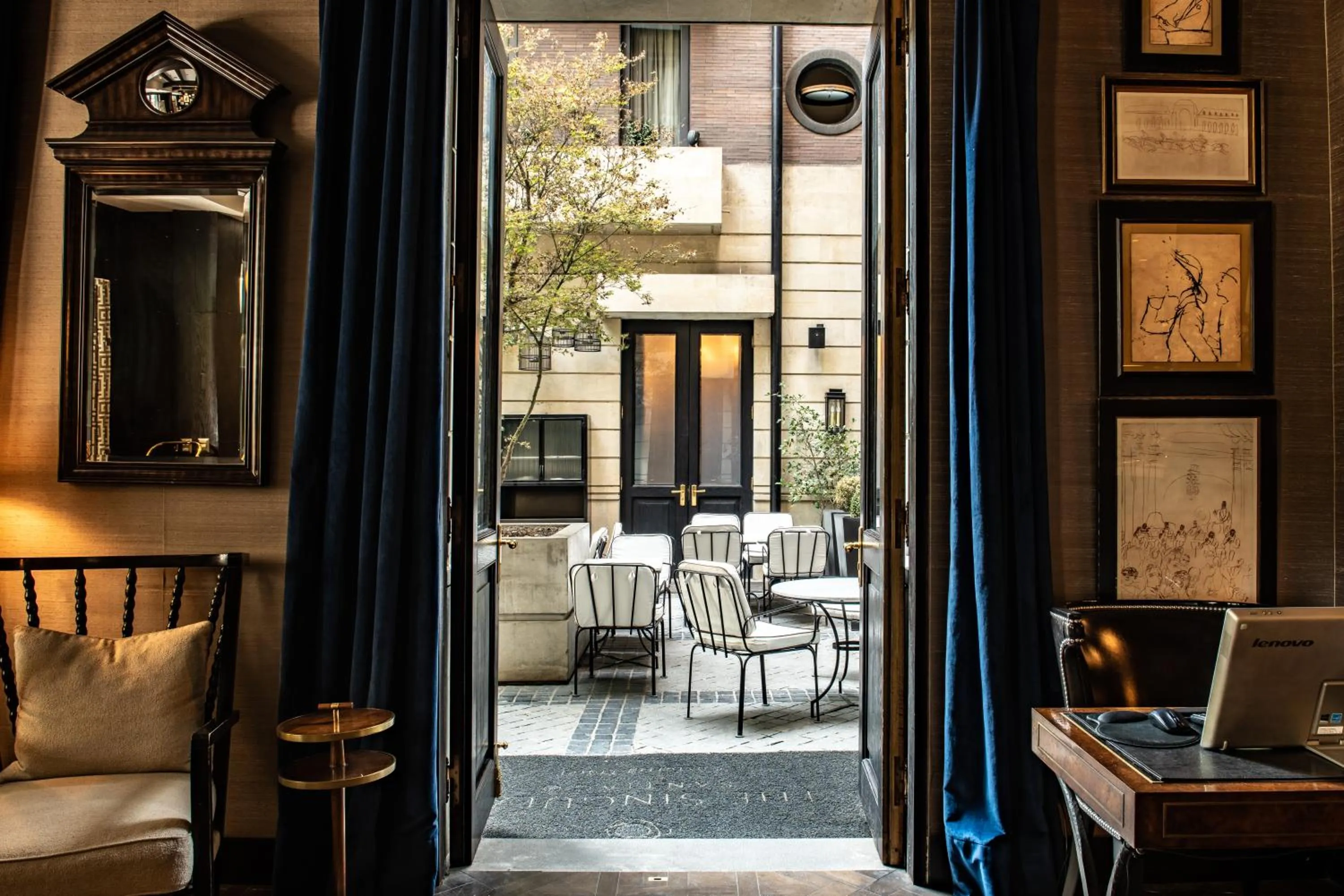 Patio in The Singular Santiago