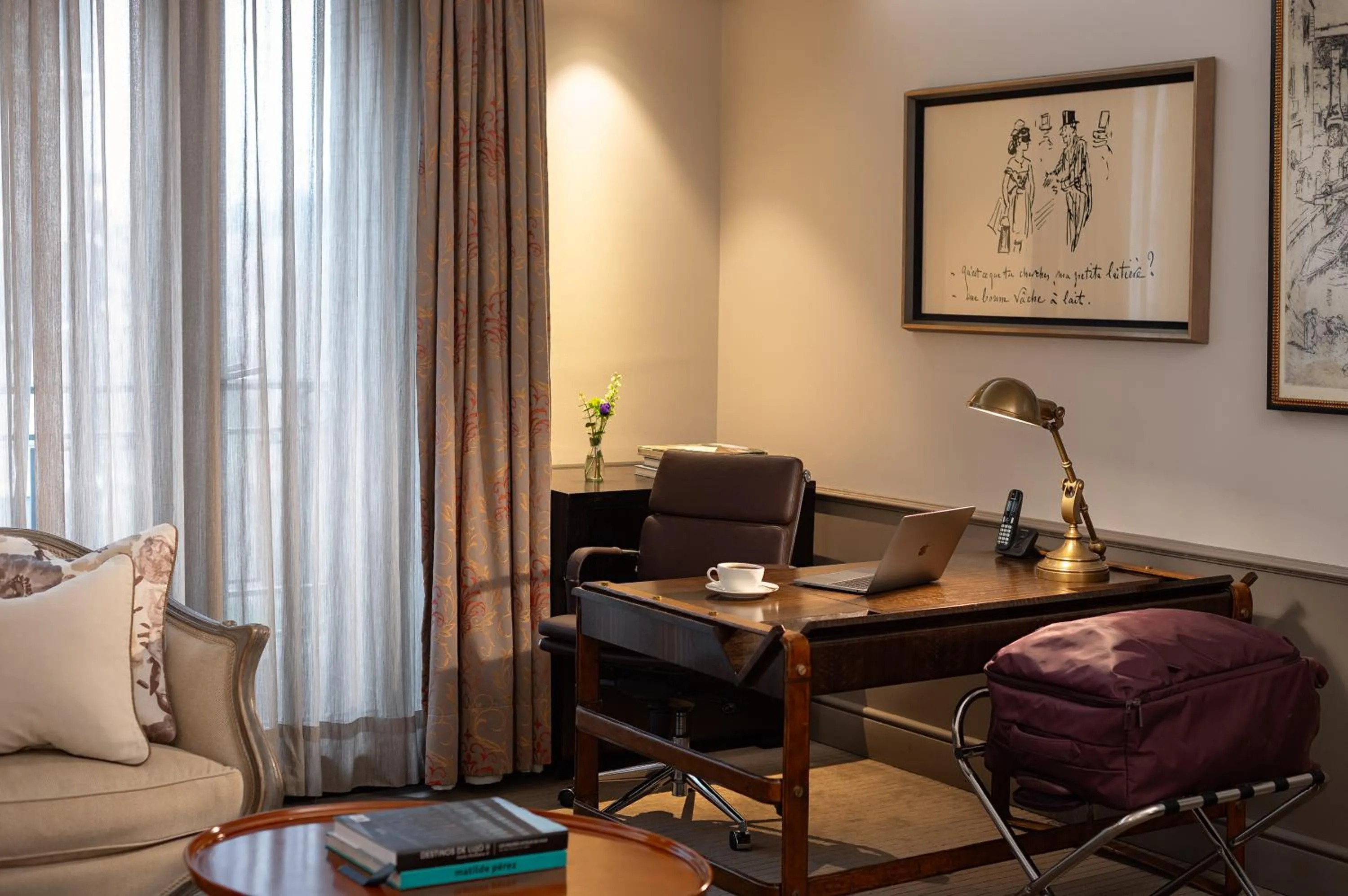 Seating area in The Singular Santiago