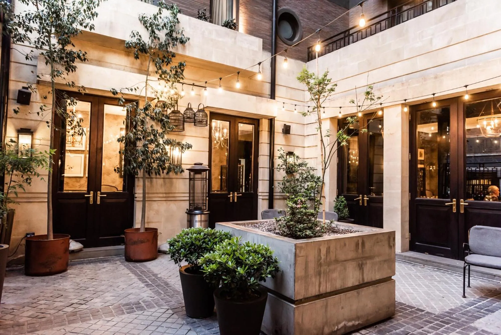 Patio in The Singular Santiago