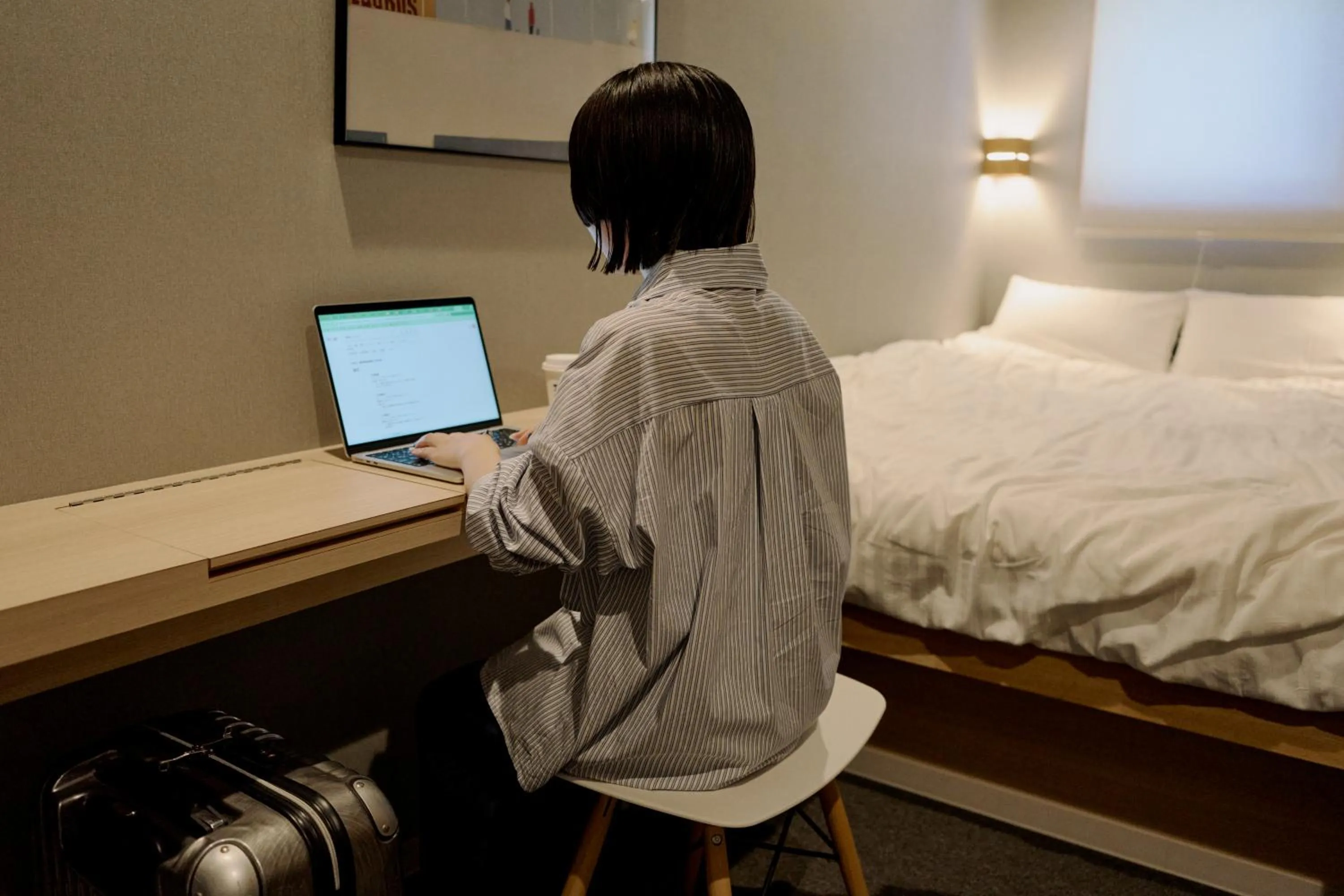 People, Bed in Boxi Hakata 1