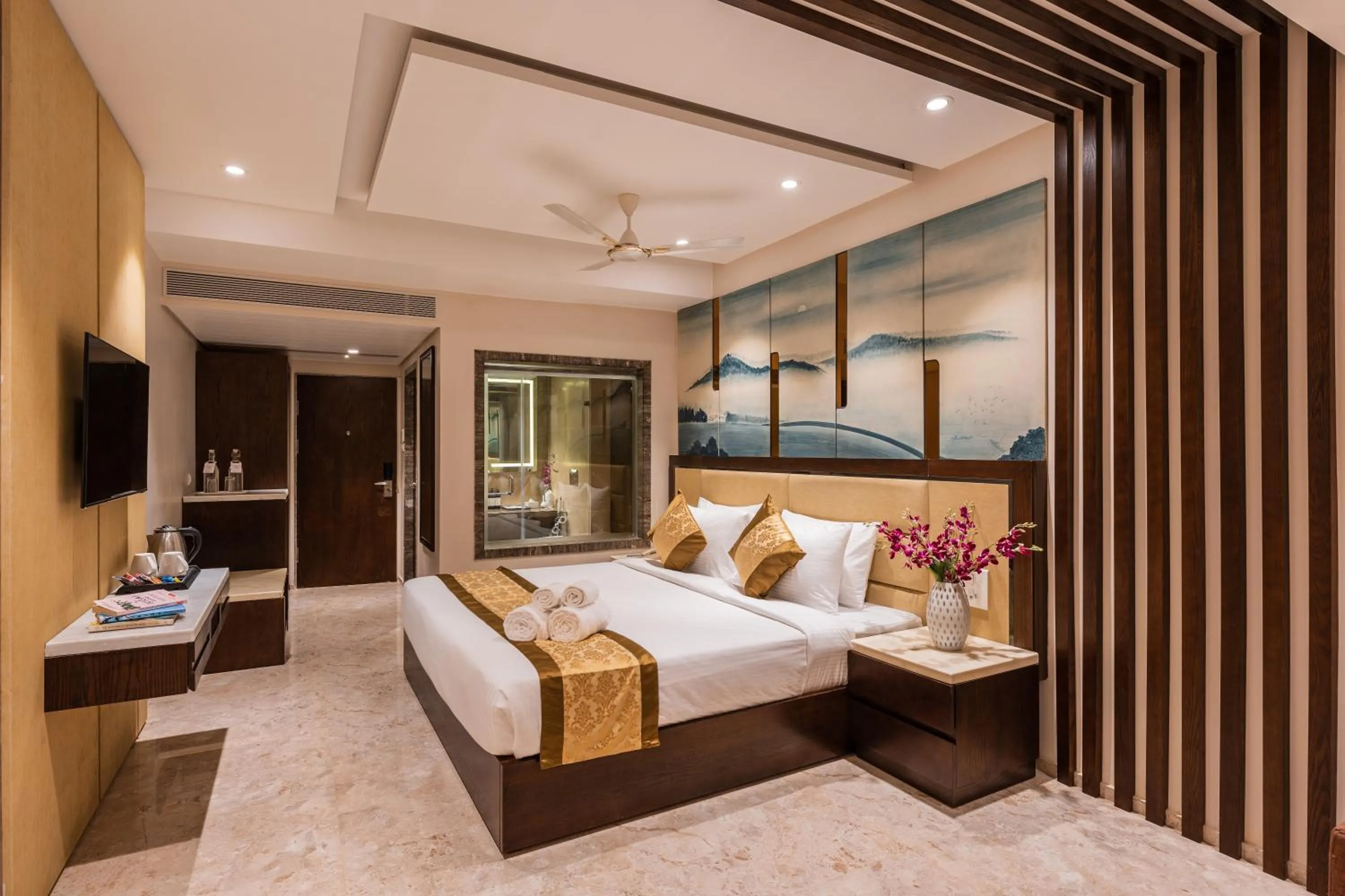 Photo of the whole room, Bed in Regenta Central Imperial Candolim Goa