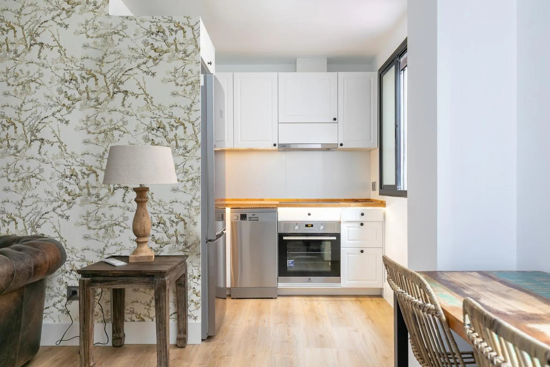 Kitchen or kitchenette in H-A Aparthotel Hotel Quo