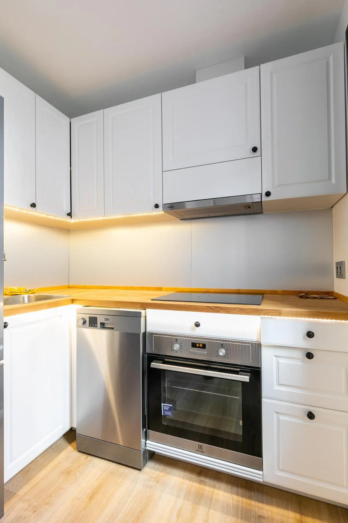 Kitchen or kitchenette in H-A Aparthotel Hotel Quo