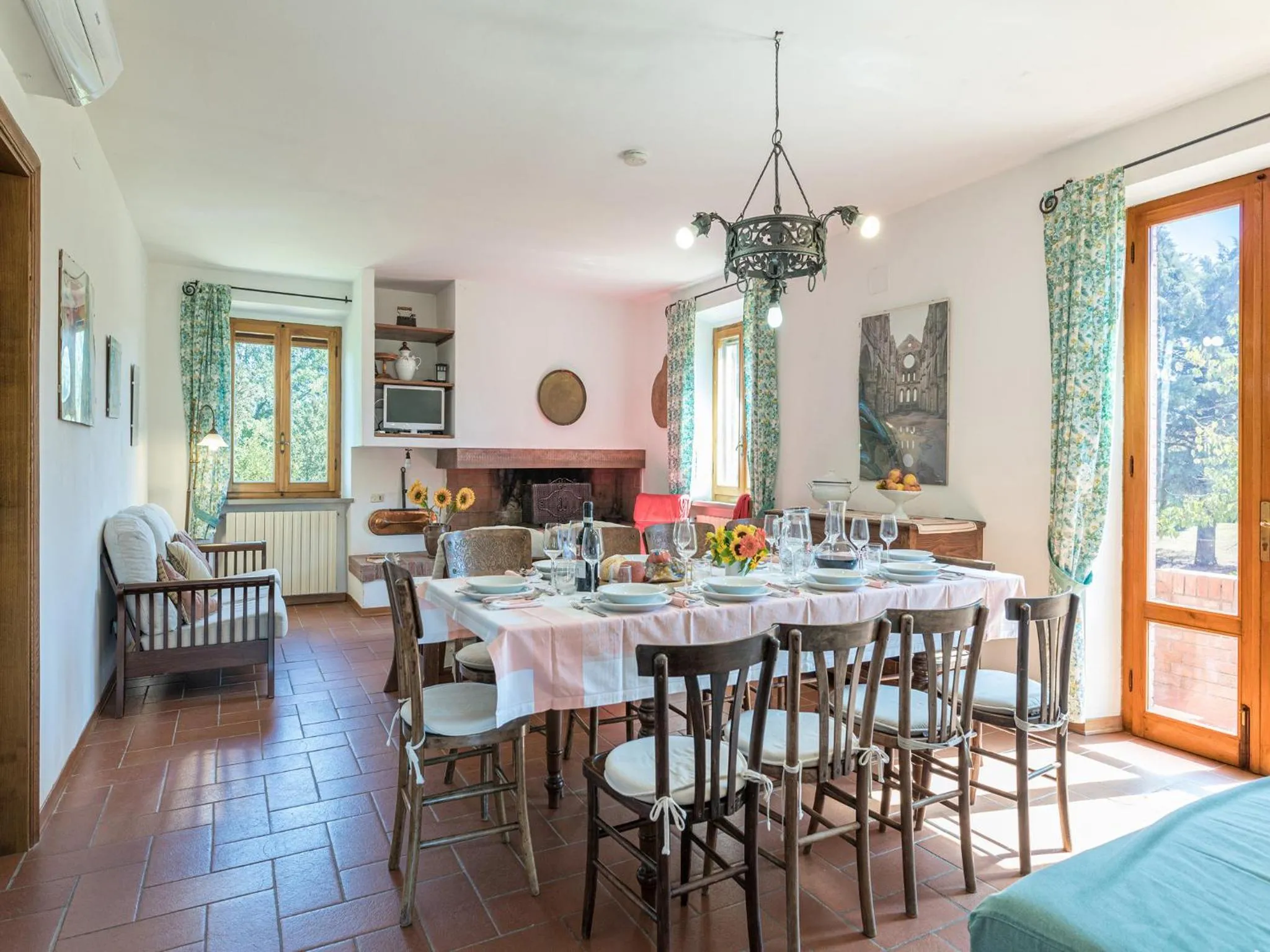Dining area in Casa vacanze Il Poggetto