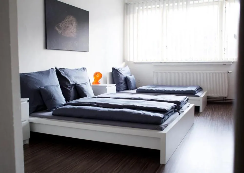 Bed in Wellness Hotel Orlík