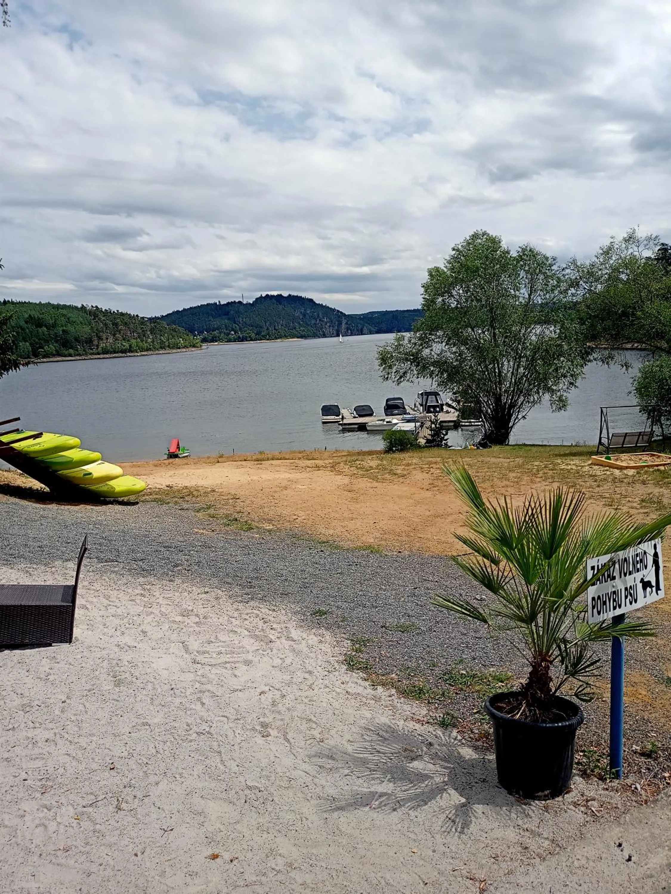 Lake view in Wellness Hotel Orlík