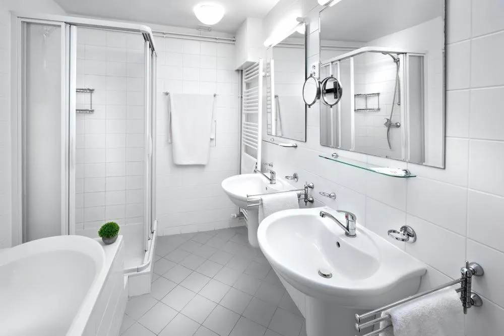 Bathroom in Wellness Hotel Orlík